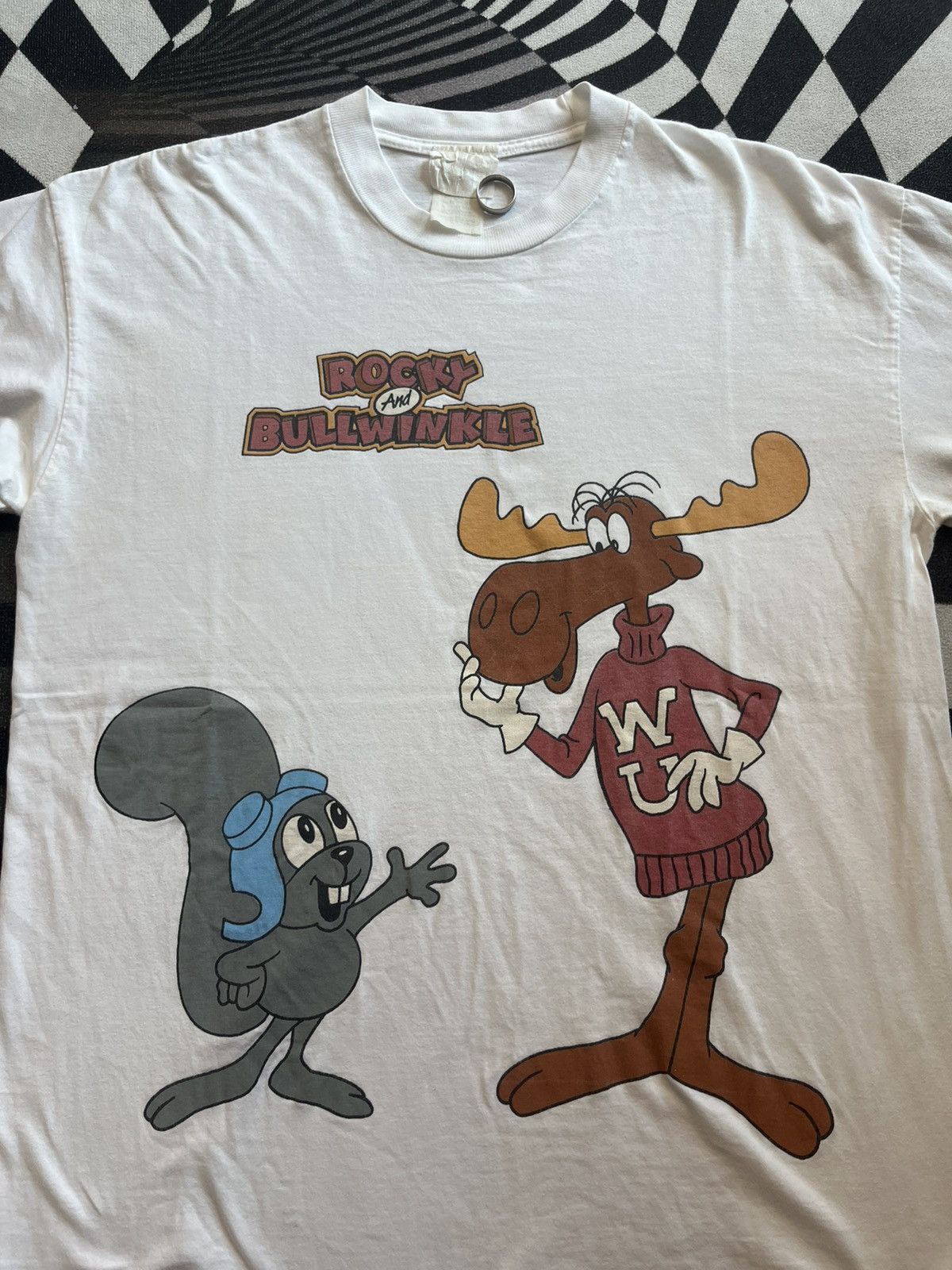Cartoon Network Vintage ROCKY And BULLWINKLE 90’s Tshirt Size US L / EU 52-54 / 3 - 5 Thumbnail
