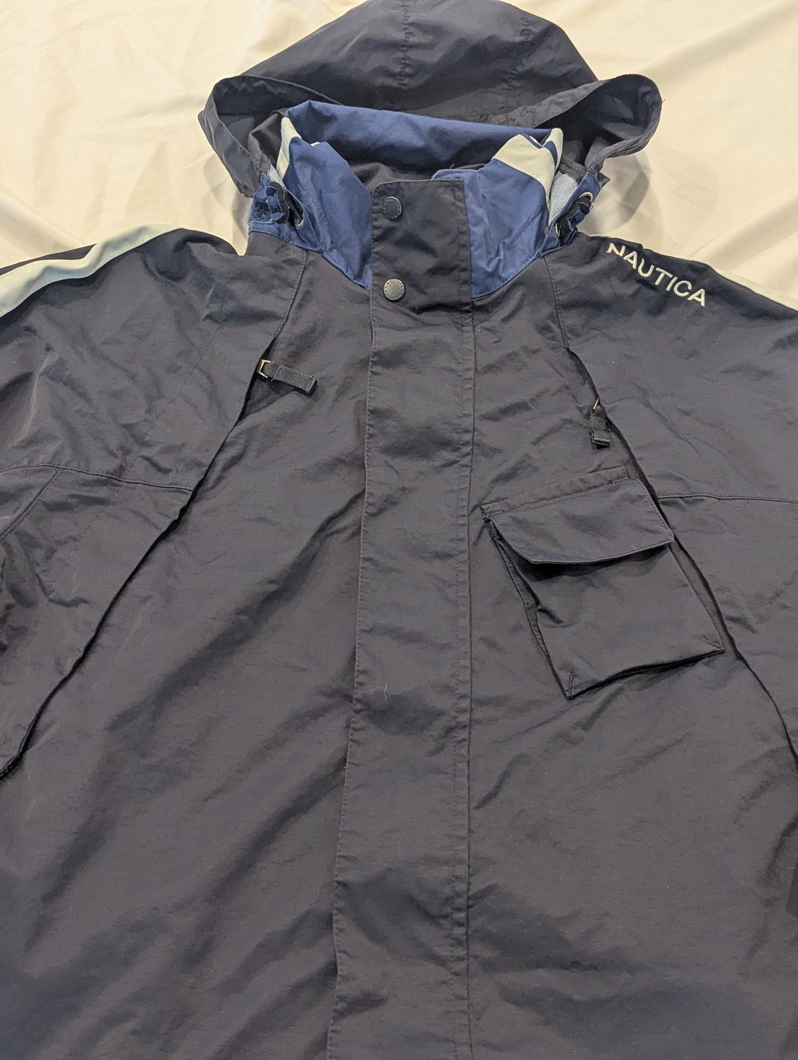 Nautica Vintage Nautica NS-83 Sailing Jacket Navy L Size US L / EU 52-54 / 3 - 2 Thumbnail