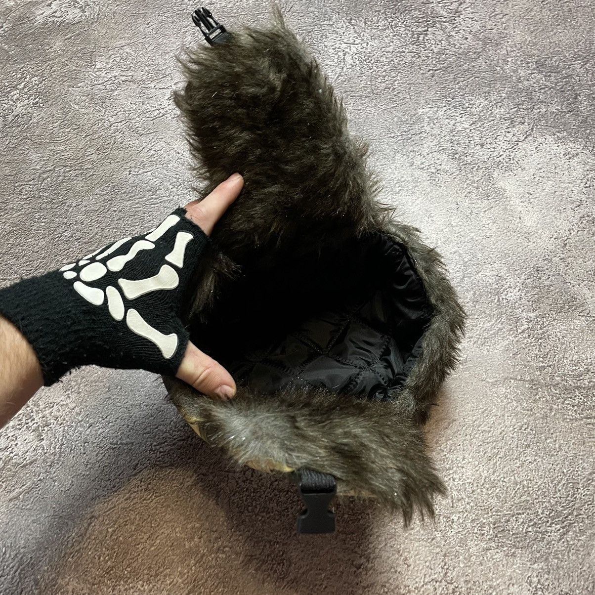 Vintage Vintage 90s Mohair Beanie Black Oversized Grunge Archive OS Size ONE SIZE - 6 Thumbnail