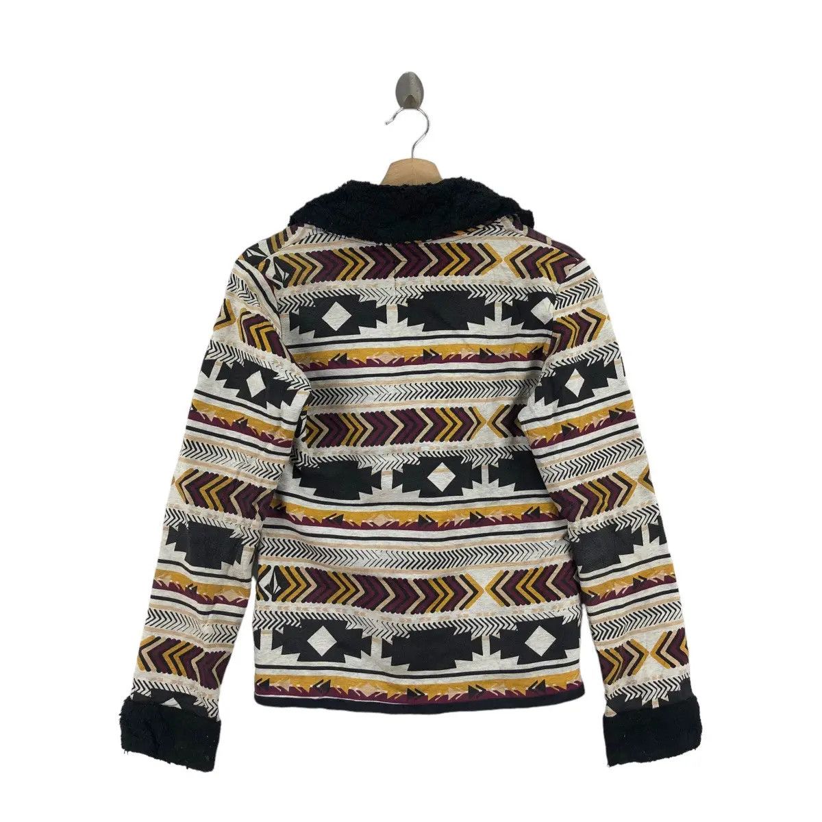 Volcom VOLCOM SURF SKATE Navajo Aztec Deep Pile Fleece Jacket Size S / US 4 / IT 40 - 5 Thumbnail