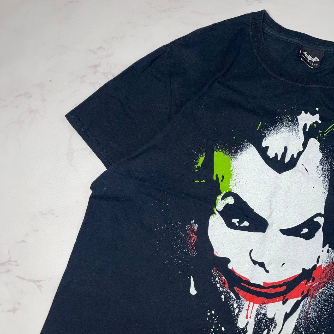 Vintage DC Comics Mens Joker Big Face T-shirt Black Sizes L Size US L / EU 52-54 / 3 - 2 Thumbnail