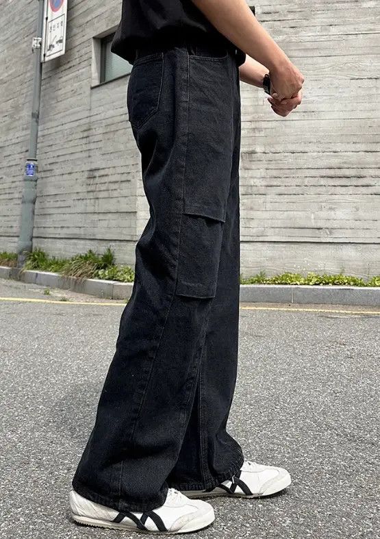 Japanese Brand Haseki x Fuka Vintage Washed Loose Workwear Straight Jeans Size US 32 / EU 48 - 4 Thumbnail
