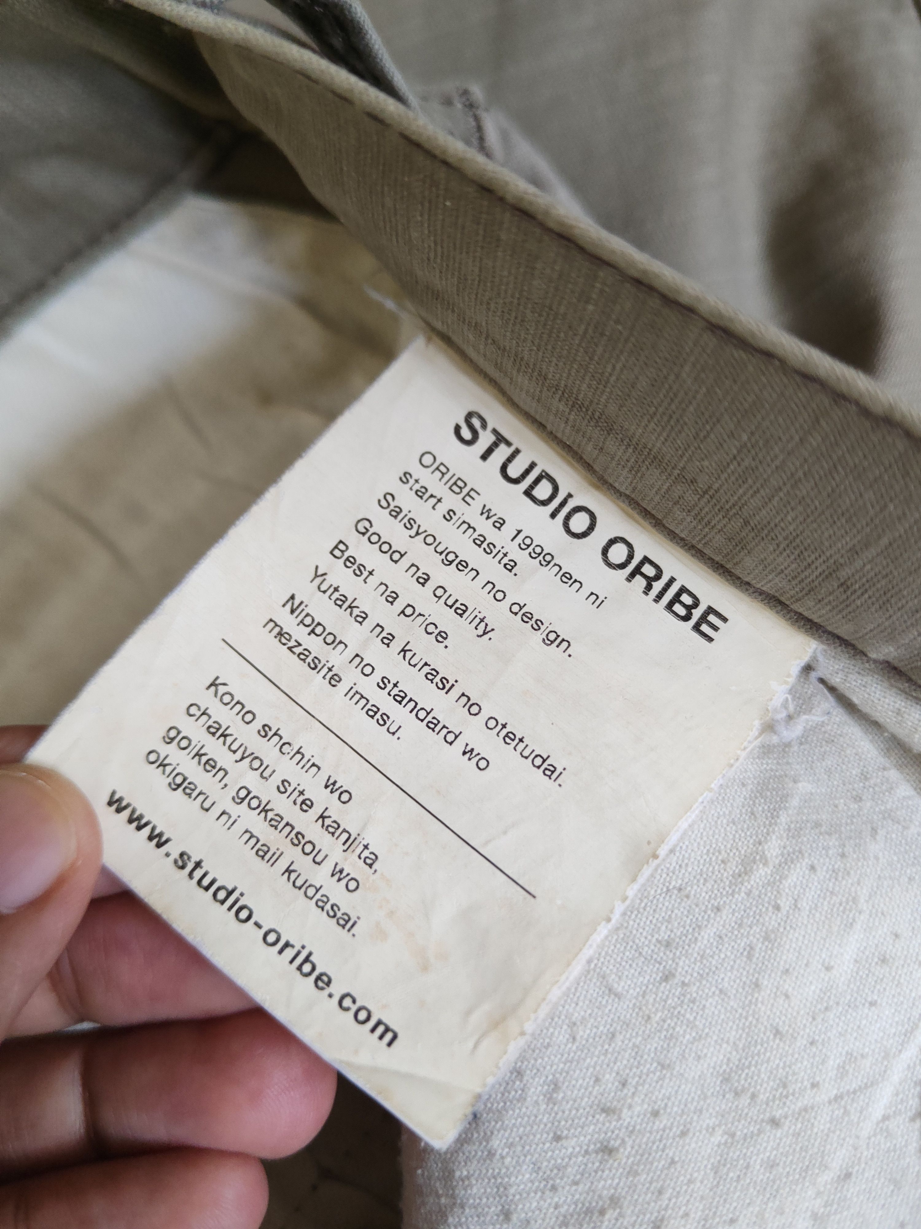 SHIPS DL Studio Oribe Olive Multipocket Cargo Pants #1940 Size US 30 / EU 46 - 15 Thumbnail