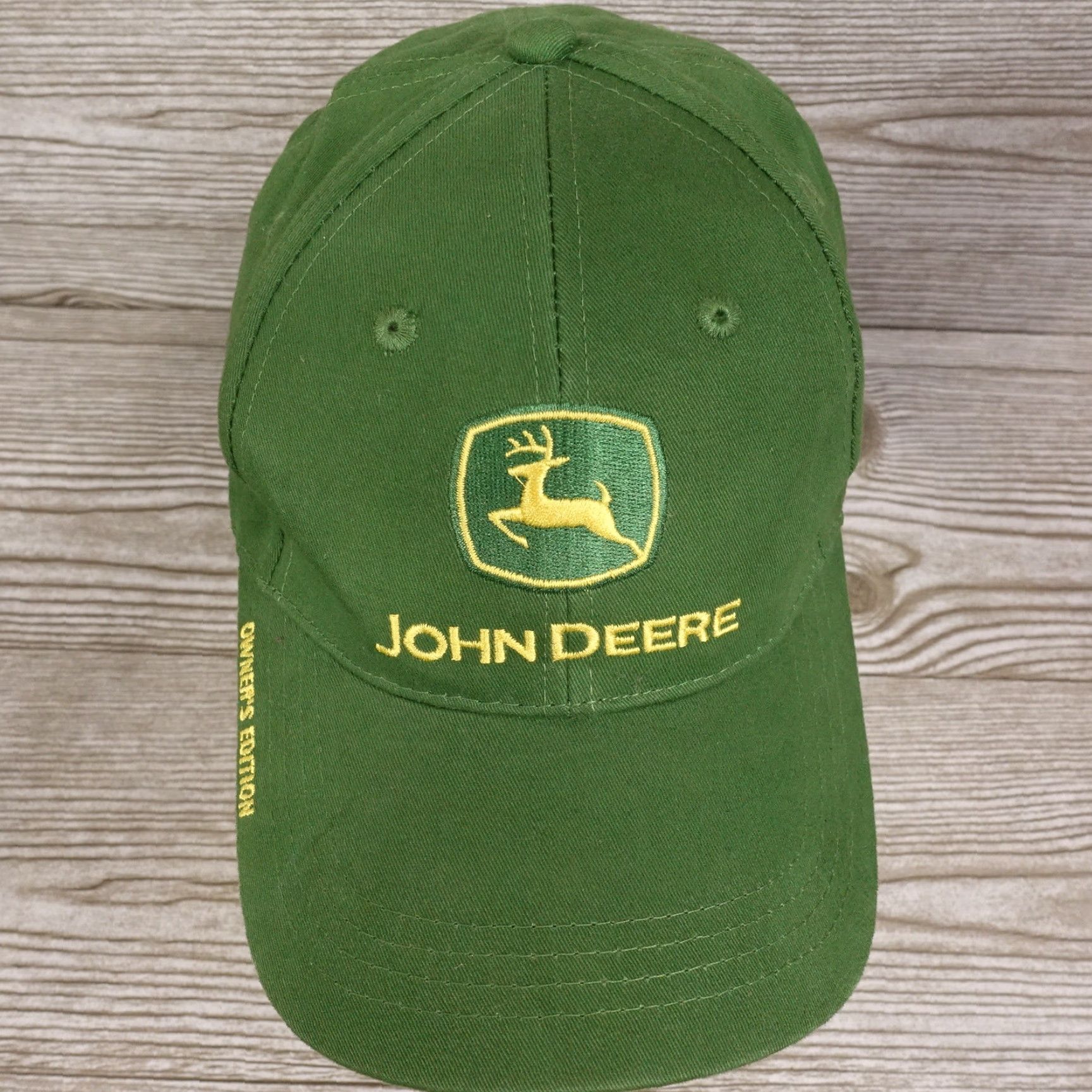 John Deere VINTAGE JOHN DEERE CAMOUFLAGE BASEBALL CAP STRAPBACK GREEN ONE SIZE MEN'S Size ONE SIZE - 3 Thumbnail