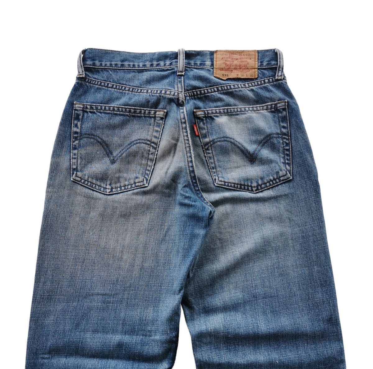 Levi's Vintage Levis 533 Distressed Denim Jeans Size US 28 / EU 44 - 5 Thumbnail