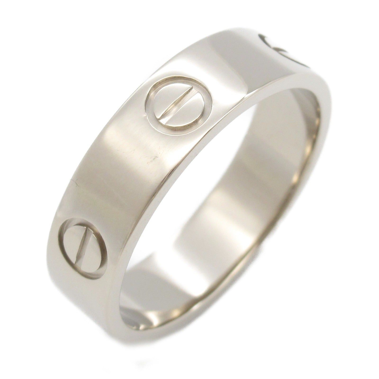 Cartier Cartier Love Ring K18Wg (White Gold) Silver Size ONE SIZE - 1 Thumbnail