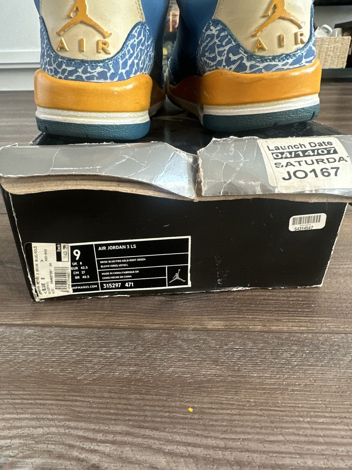 Jordan Brand Jordan 2007 OG Retro 3 Do The Right Thing Rare Air LS Size 9 Size US 9 / EU 42 - 7 Thumbnail