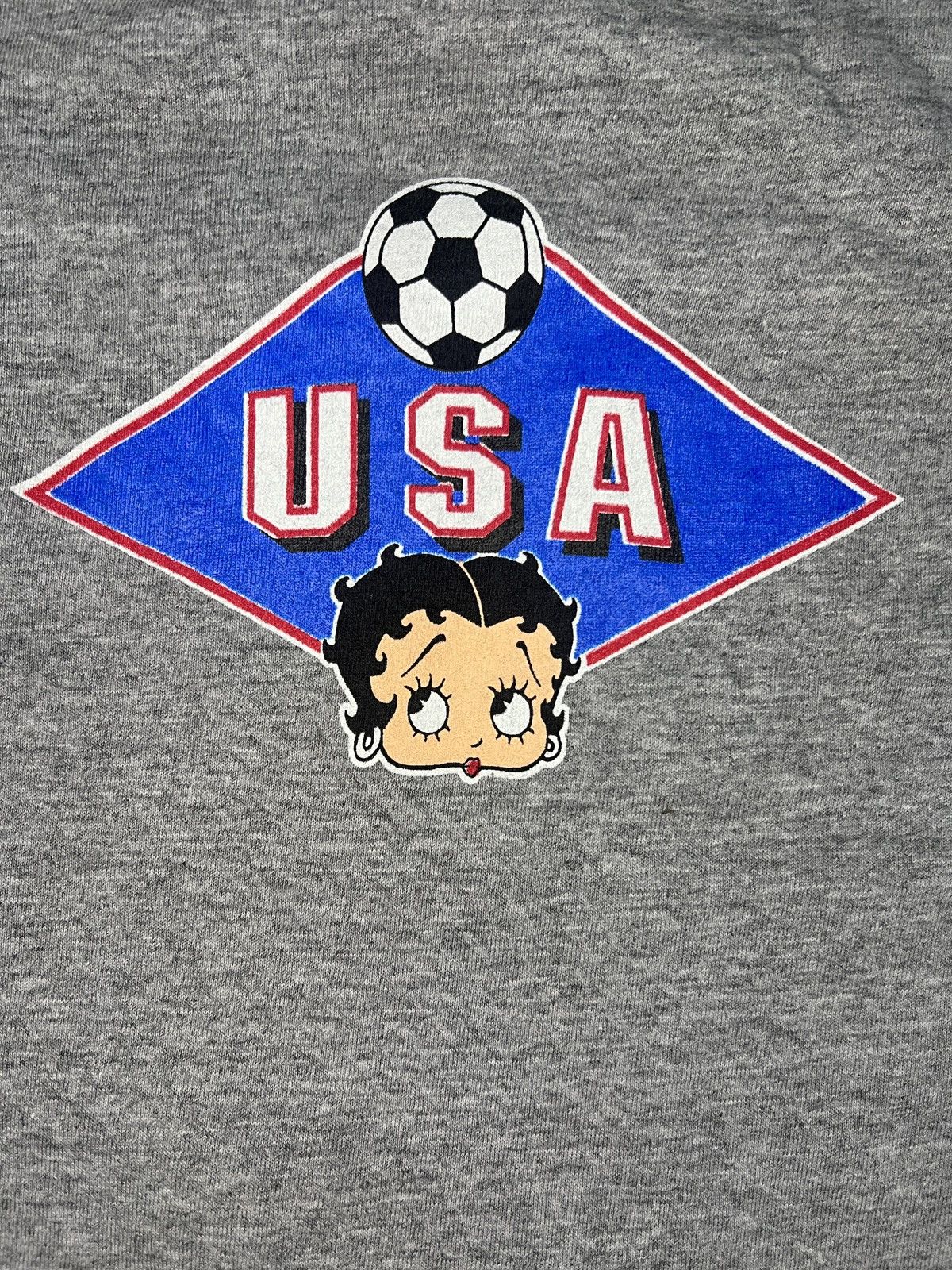 Vintage 1998 “Girls Rule” Betty Boop T-Shirt Size US M / EU 48-50 / 2 - 8 Thumbnail