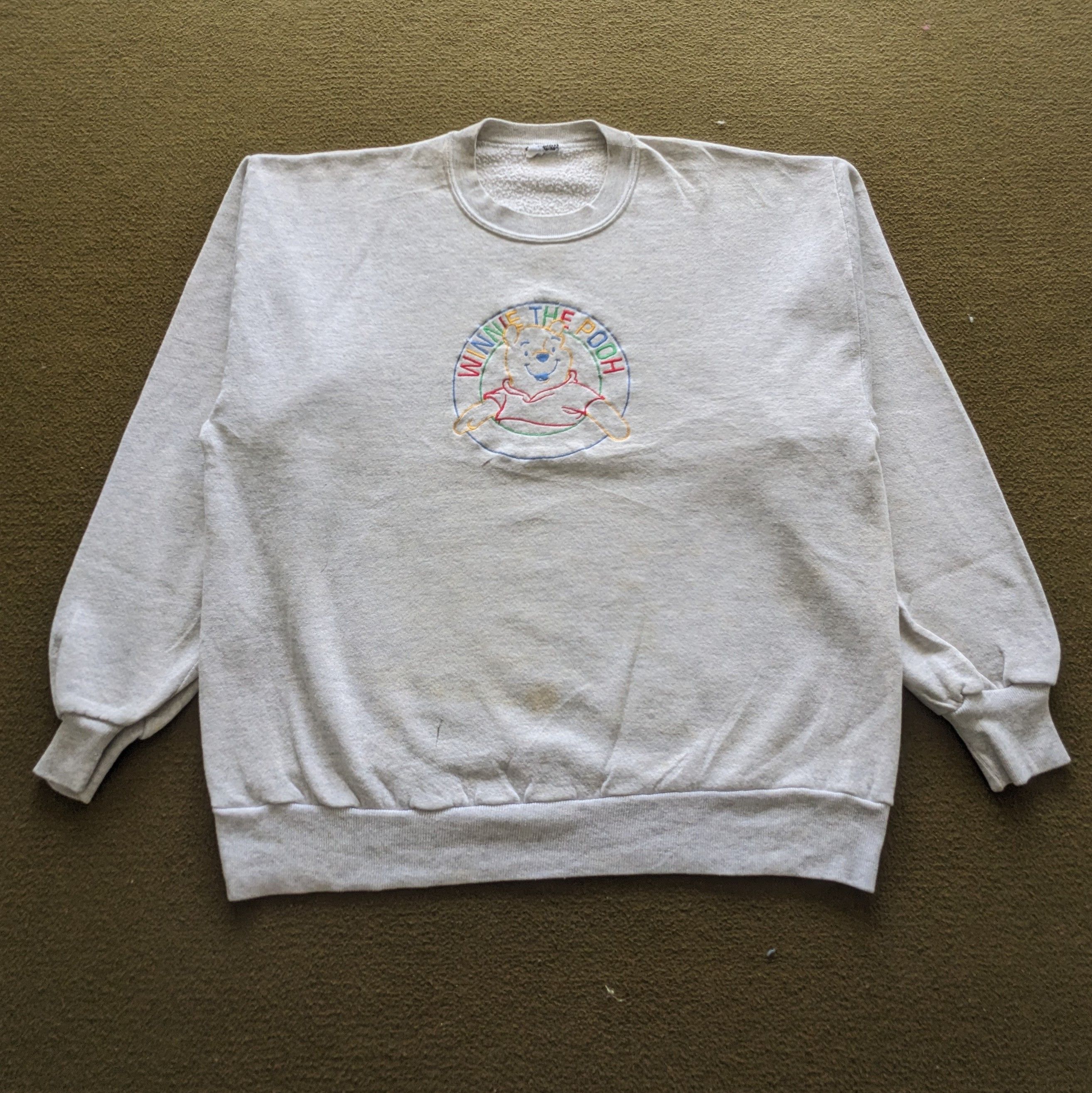 Vintage Vintage Disney Winnie the Pooh Cartoon Sweatshirt Size US S / EU 44-46 / 1 - 1 Thumbnail