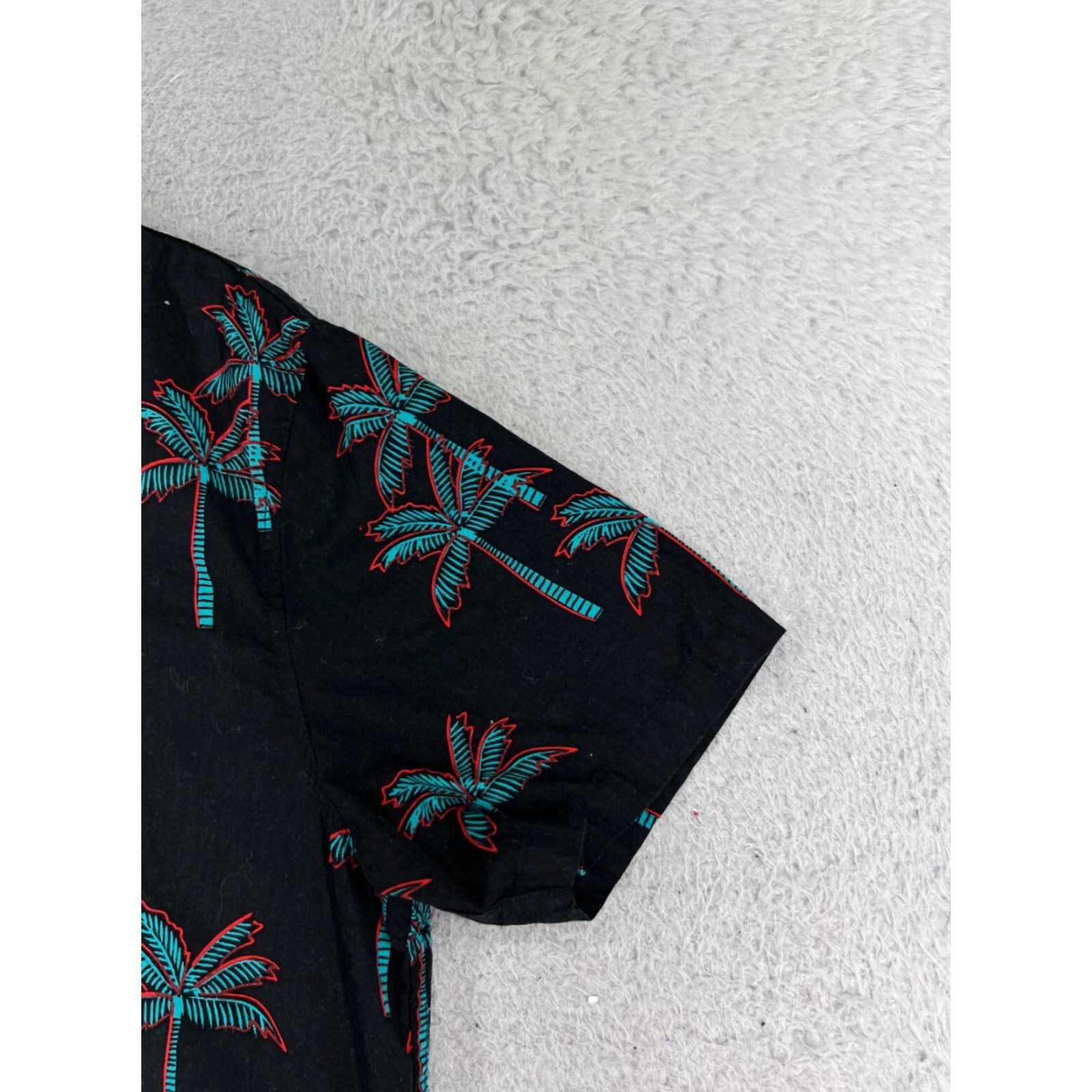 Vintage NEFF Shirt Mens Medium Black Palm Tree All Over Print Hawaiian 100% Cotton Beach Size US M / EU 48-50 / 2 - 5 Thumbnail