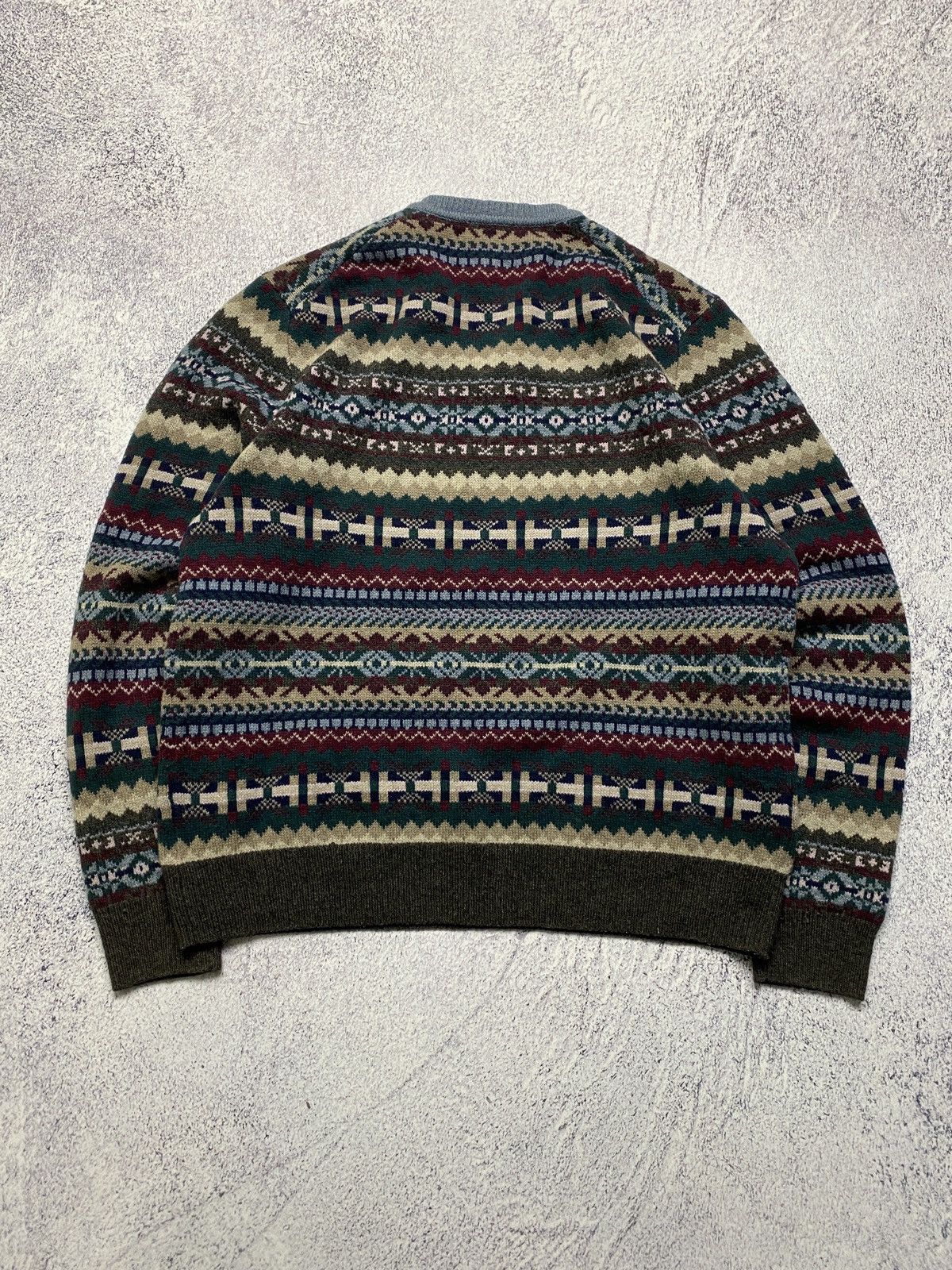 Brooks Brothers × Vintage Vintage Brooks Brothers V Neck Merino Wool Knit Sweater Size US M / EU 48-50 / 2 - 5 Thumbnail
