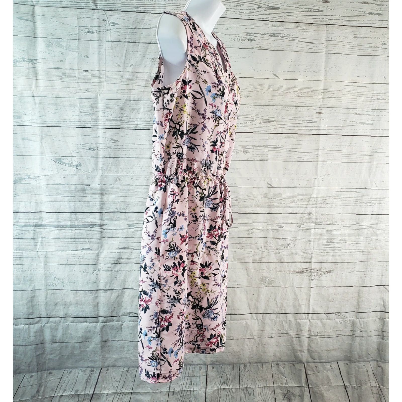 Nicole Miller Nicole Miller Dress Womens Sz S Floral Sleeveless Pink Blue Fit & Flare Short 36" Length Girls, Mens, Womens Size S / US 4 / IT 40 - 3 Thumbnail