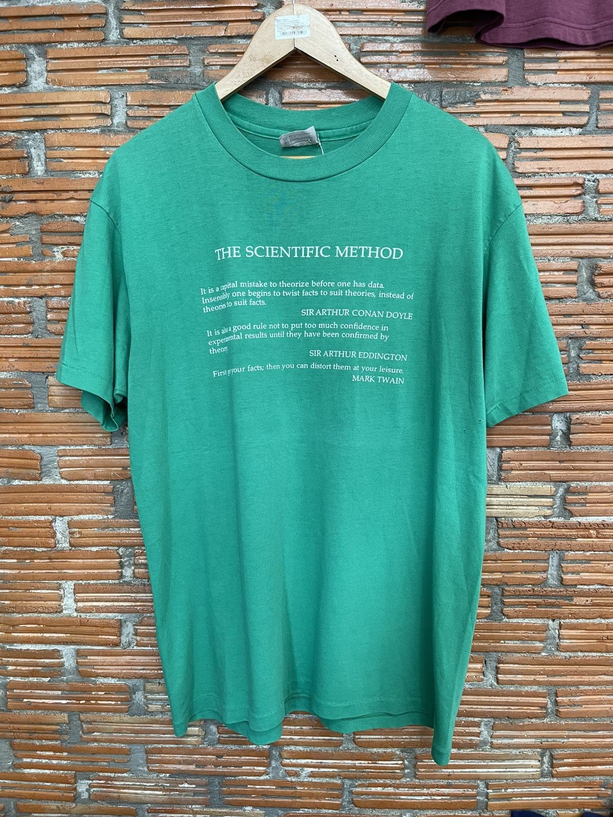 Arts & Science Vintage 80s The Scientific Method T Shirt XL Size US XL / EU 56 / 4 - 1 Thumbnail