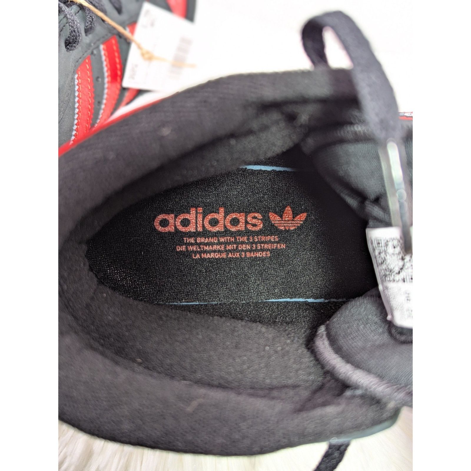 Adidas Adidas Top Ten RB J Black Red Sneakers ID6728 Size 7Y Size US 6.5 / EU 39-40 - 8 Thumbnail