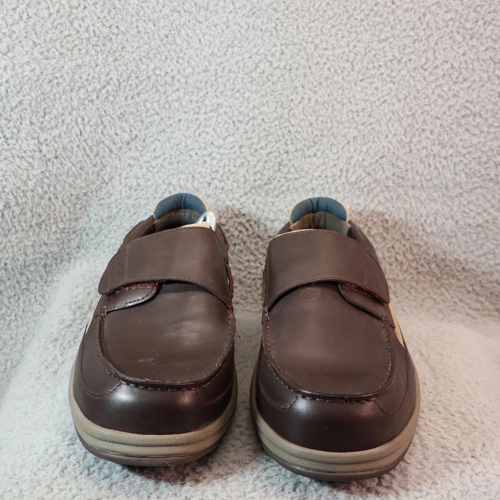Other Ped-lite Men 13 Wide 10200 Neuropathy Deck Shoes Leather Size US 13 / EU 46 - 2 Thumbnail