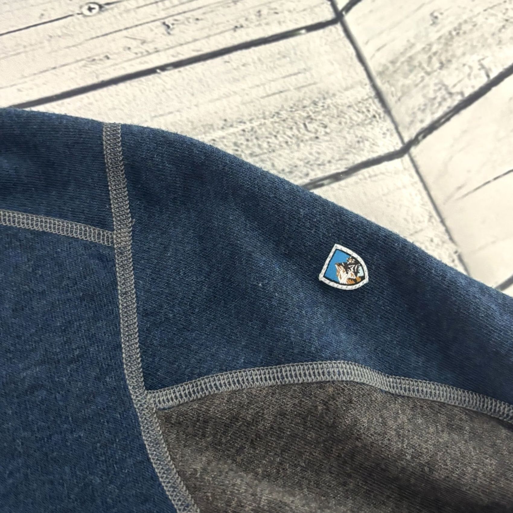 Vintage KUHL Kashmira Pullover Fleece Jacket Men XL Blue Size US XL / EU 56 / 4 - 3 Thumbnail