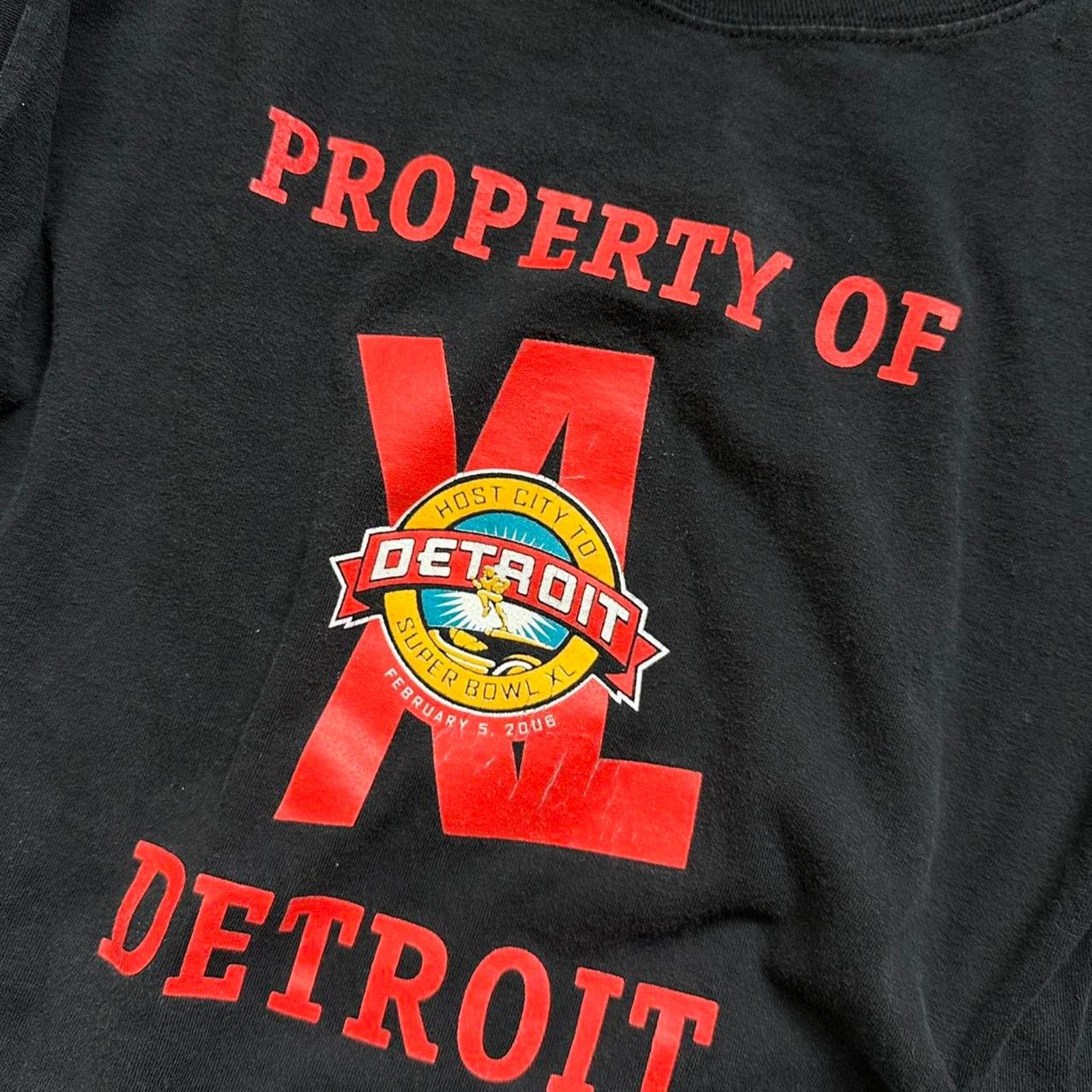 Vintage Vintage 2006 Detroit Property of Super Bowl Longsleeve Shirt Size US M / EU 48-50 / 2 - 4 Thumbnail