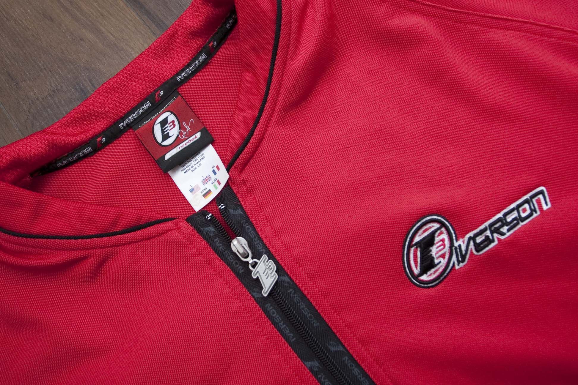 NBA × Reebok Iverson I3 The Answer Warm-up Shirt Size Oversize L/XL Size US L / EU 52-54 / 3 - 4 Thumbnail
