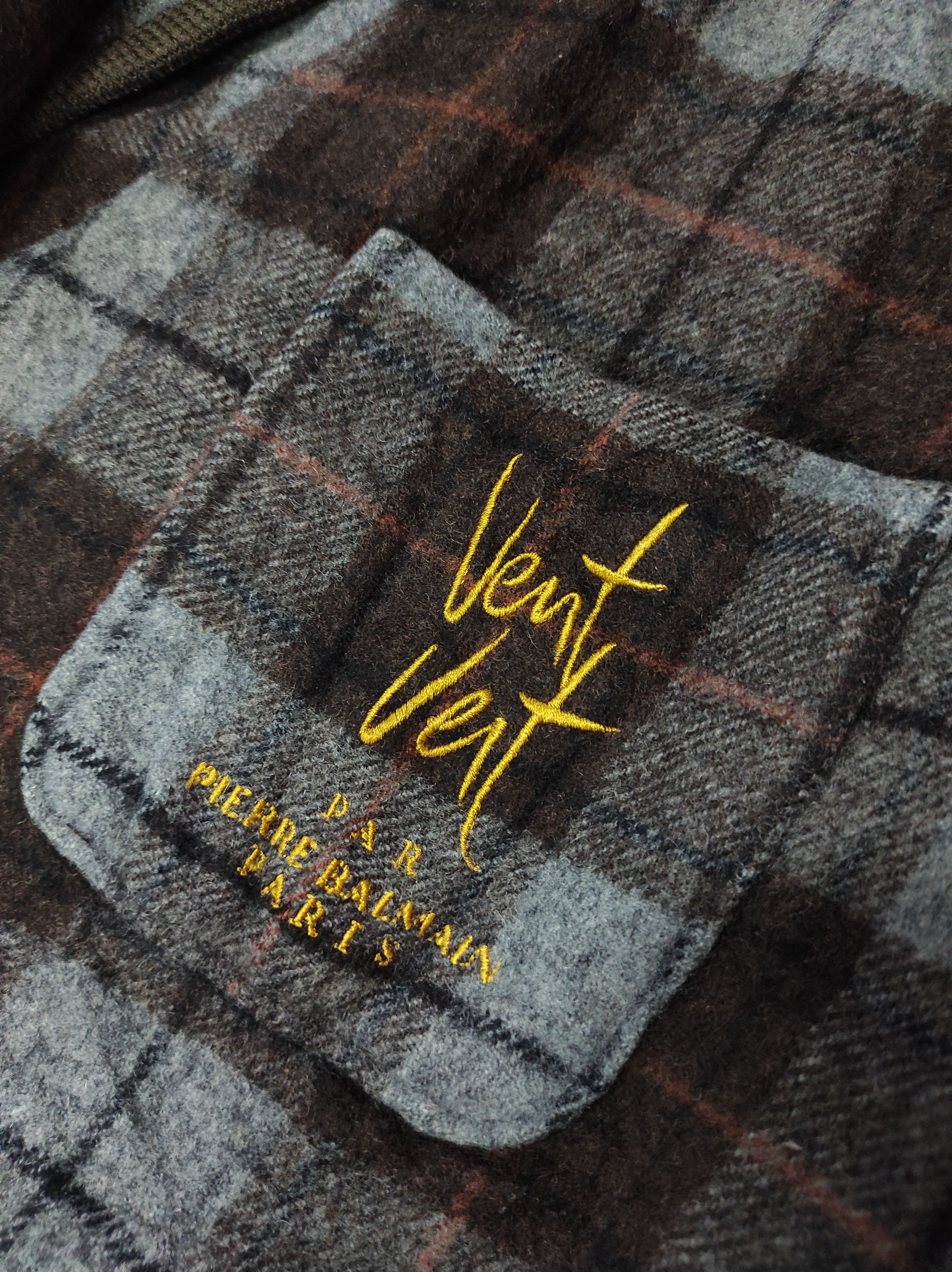 Pierre Balmain VENT VENT PAR PIERRE BALMAIN PARIS PLAID ROBE JACKET Size US M / EU 48-50 / 2 - 5 Thumbnail