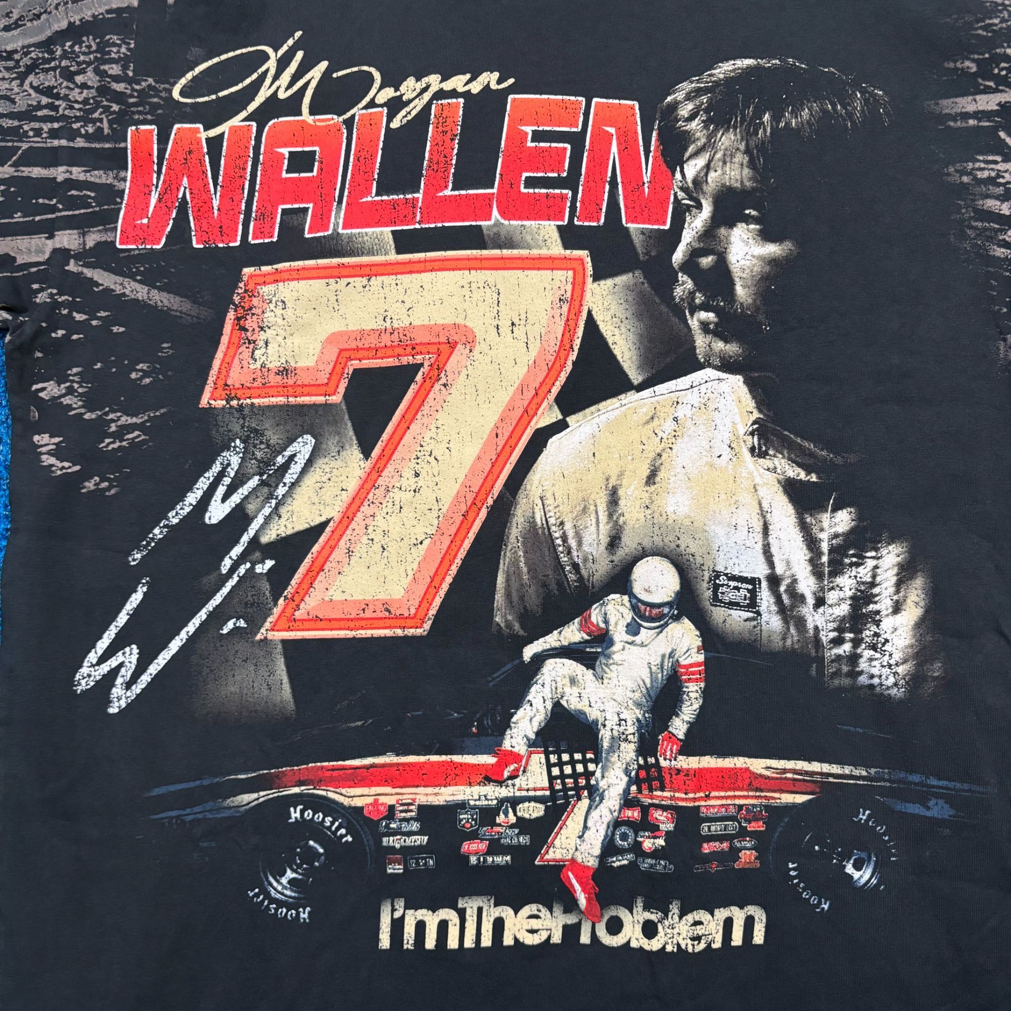Morgan Wallen Im The Problem Album Stock Car Country Tee L