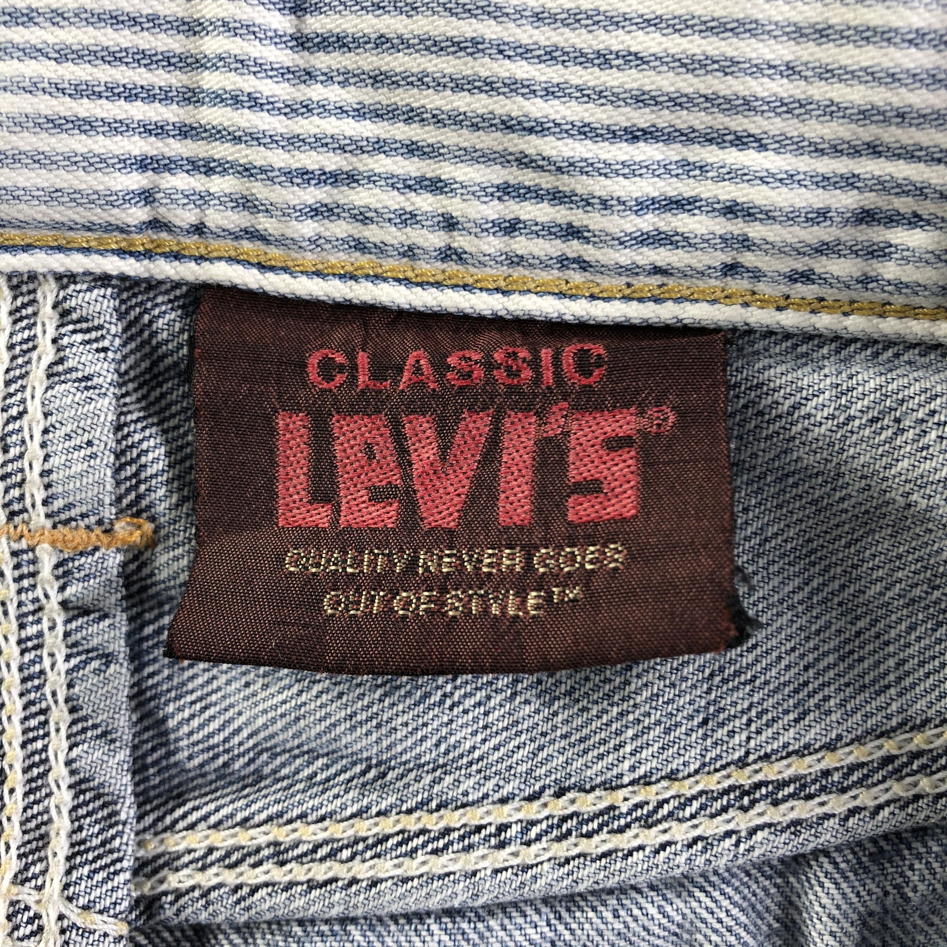 Levi's Distress Vintage Levis 502 Jeans Medium Wash Denim KJ2260 Size US 30 / EU 46 - 12 Thumbnail