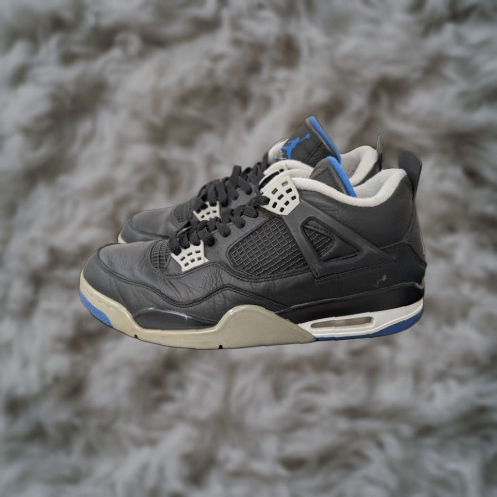 Jordan Brand Nike Jordan 4 Retro Motorsports Alternate 2017 Mens 12 Black Authentic Rep Box Size US 9 / EU 42 - 1 Thumbnail