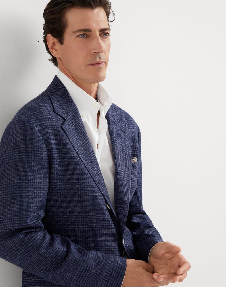 Brunello Cucinelli o1w1db10825 Suit-Type Jacket in Blue Size US M / EU 48-50 / 2 - 2 Thumbnail