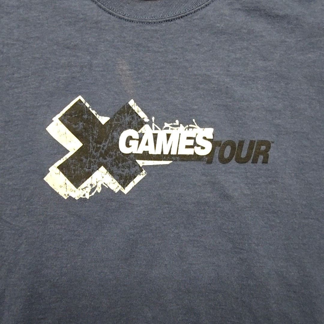 Fruit Of The Loom X Games Tour Tee Pro Sports MVP Graphic Blue XL Shirt Size US XL / EU 56 / 4 - 2 Thumbnail