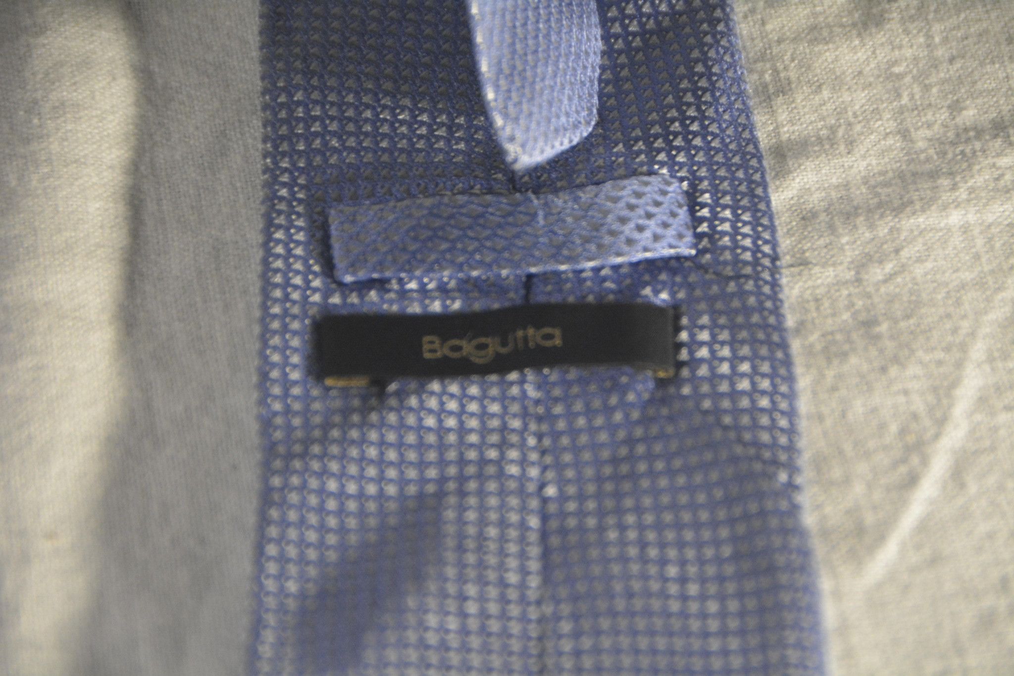 Other Bagutta Light Blue Micro-Pattern Silk Necktie Size ONE SIZE - 3 Thumbnail