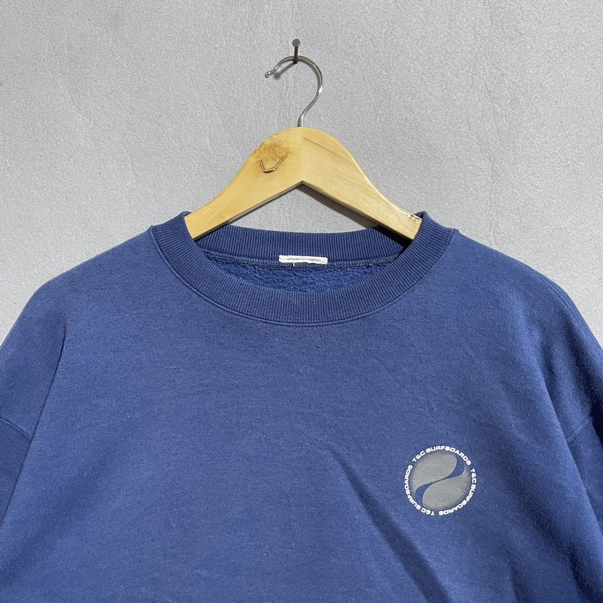 Vintage Vintage Y2K T&C Surfboards Yin Yang Logo Sweatshirt Size US L / EU 52-54 / 3 - 4 Thumbnail