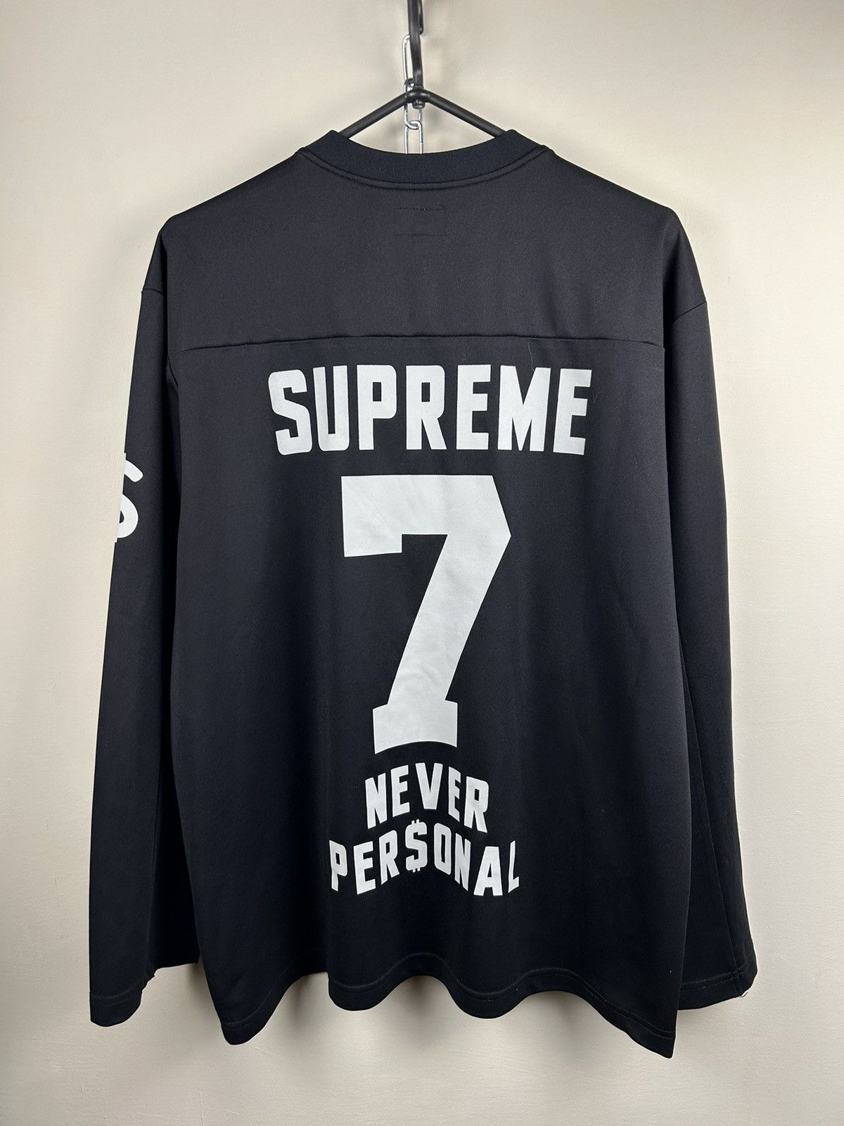 Supreme Supreme Business Hockey Jersey Black Long Sleeve Size US L / EU 52-54 / 3 - 2 Thumbnail