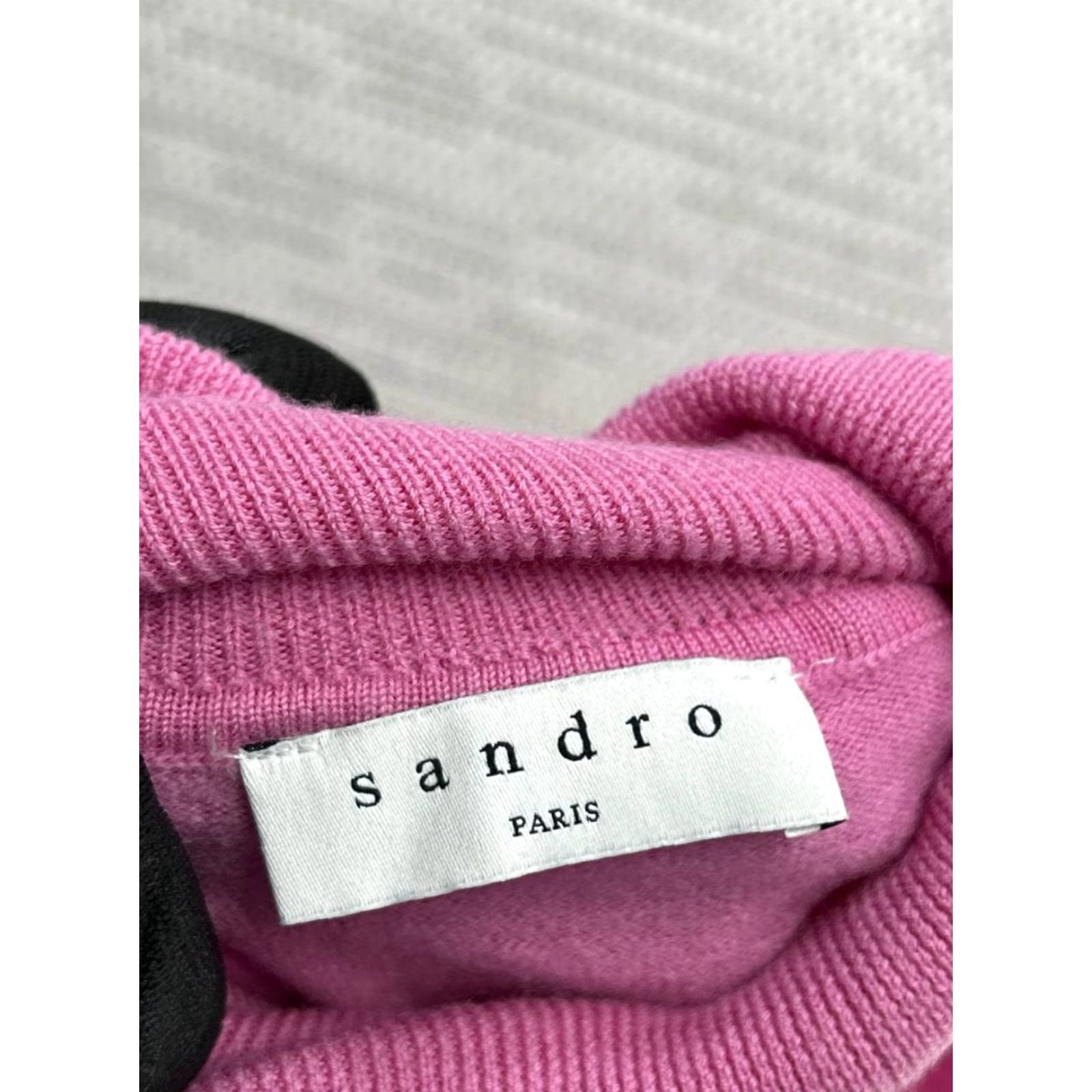 Sandro Sandro Paris Sweater Womens Small Wool Knit Turtleneck Pullover Knit Winter Fashion Paris Theme Womens Small Wool Pullover Turtleneck Sandro Size S / US 4 / IT 40 - 3 Thumbnail