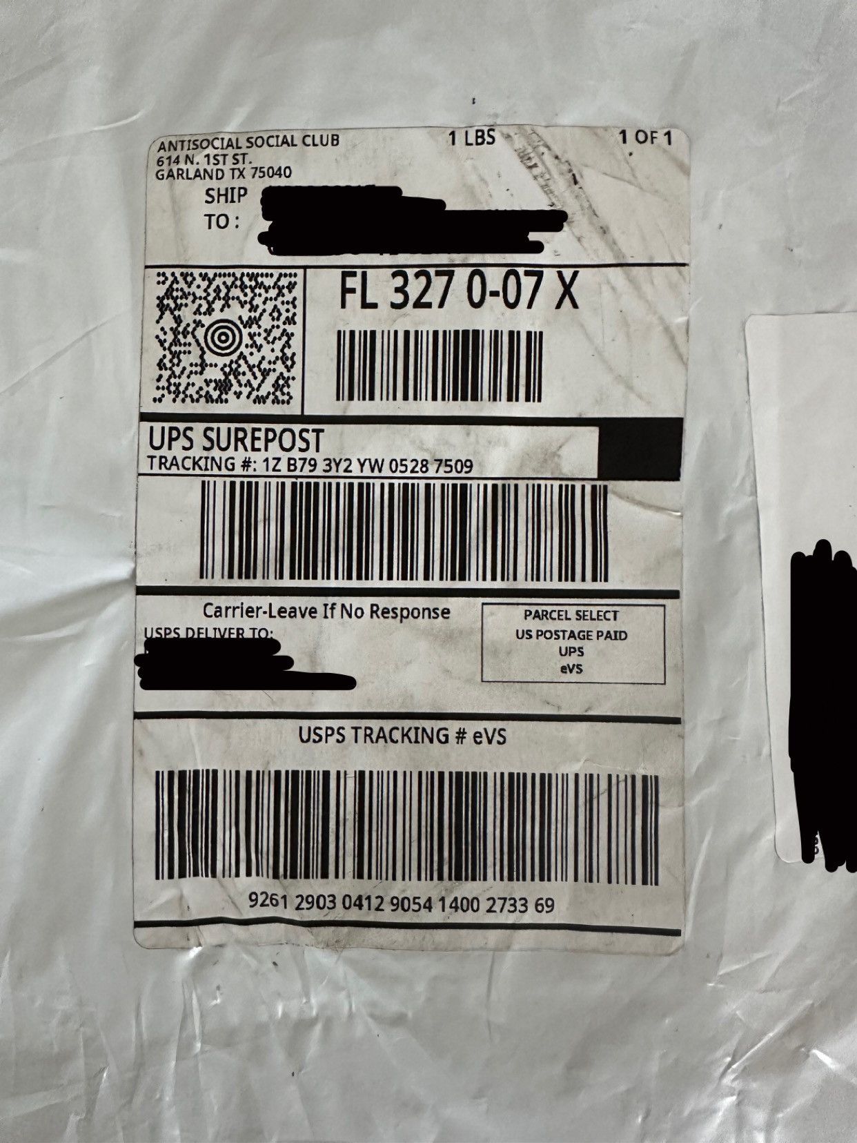 Anti Social Social Club Anti Social Social Club Uncertainty Tee White Size US L / EU 52-54 / 3 - 11 Thumbnail