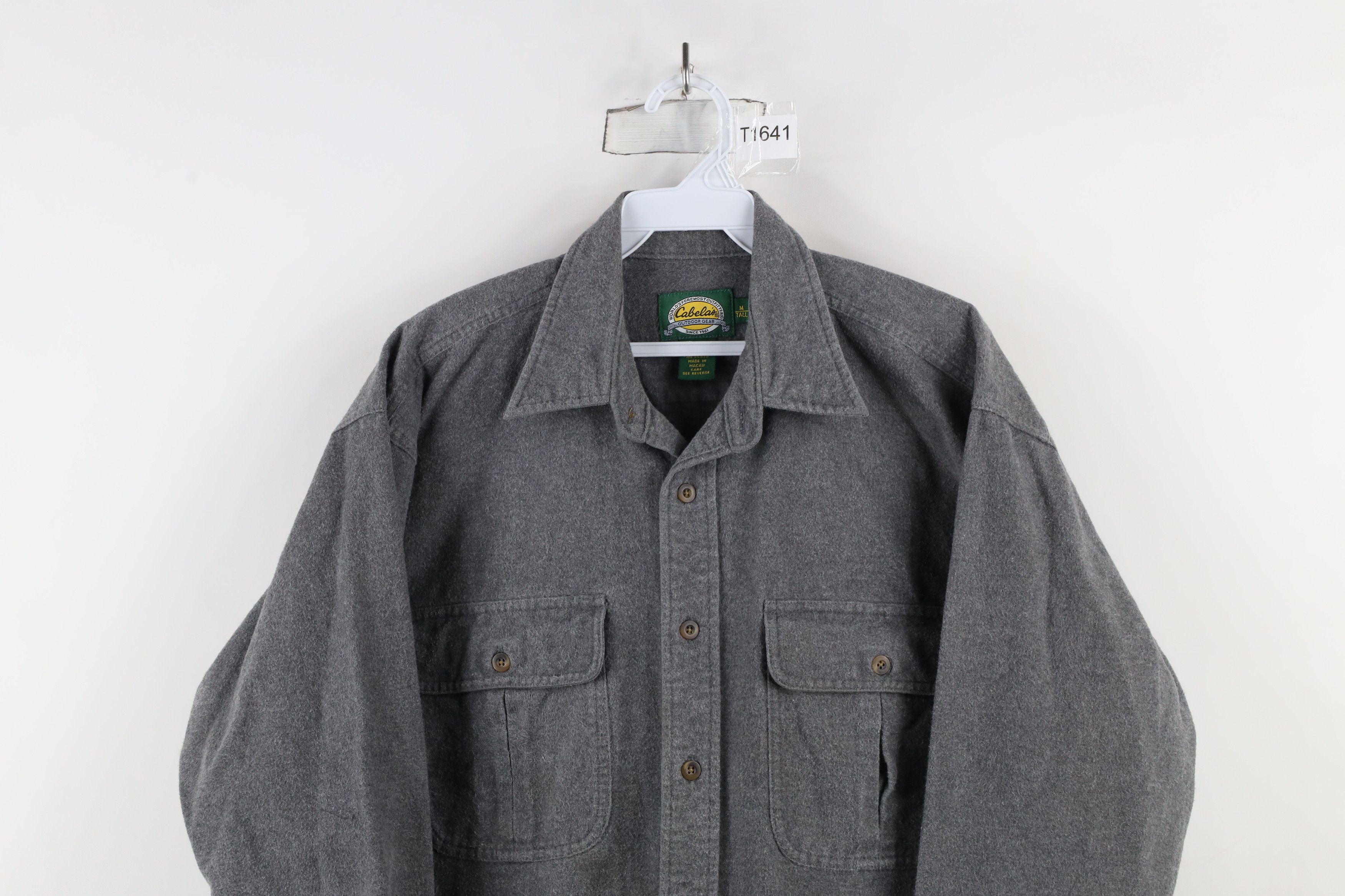 Cabelas × Vintage Vintage 90s Cabelas Chamois Cloth Collared Button Shirt Size US M / EU 48-50 / 2 - 2 Thumbnail