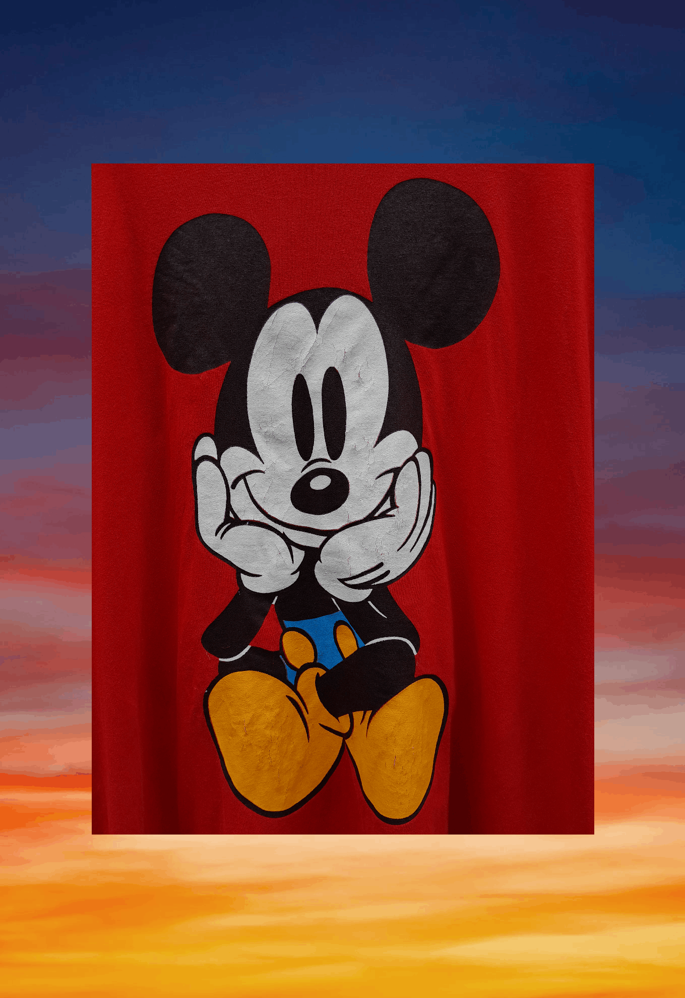 Japanese Brand × Rap Tees × Vintage Vintage 90s Mickey Mouse worn by A$AP ROCKY t-shirt Size US XL / EU 56 / 4 - 3 Thumbnail