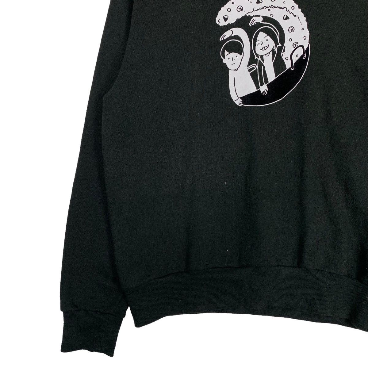 Japanese Brand MIZUTAMARI Bond Graphic Sweatshirt #0670-C31 Size US M / EU 48-50 / 2 - 3 Thumbnail