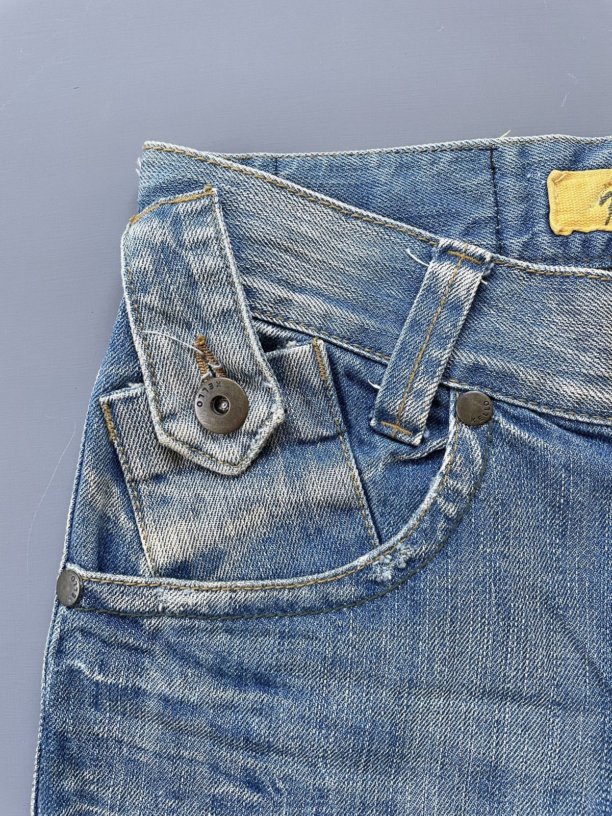 Vintage Kello Distressed Jeans Size US 29 - 5 Thumbnail