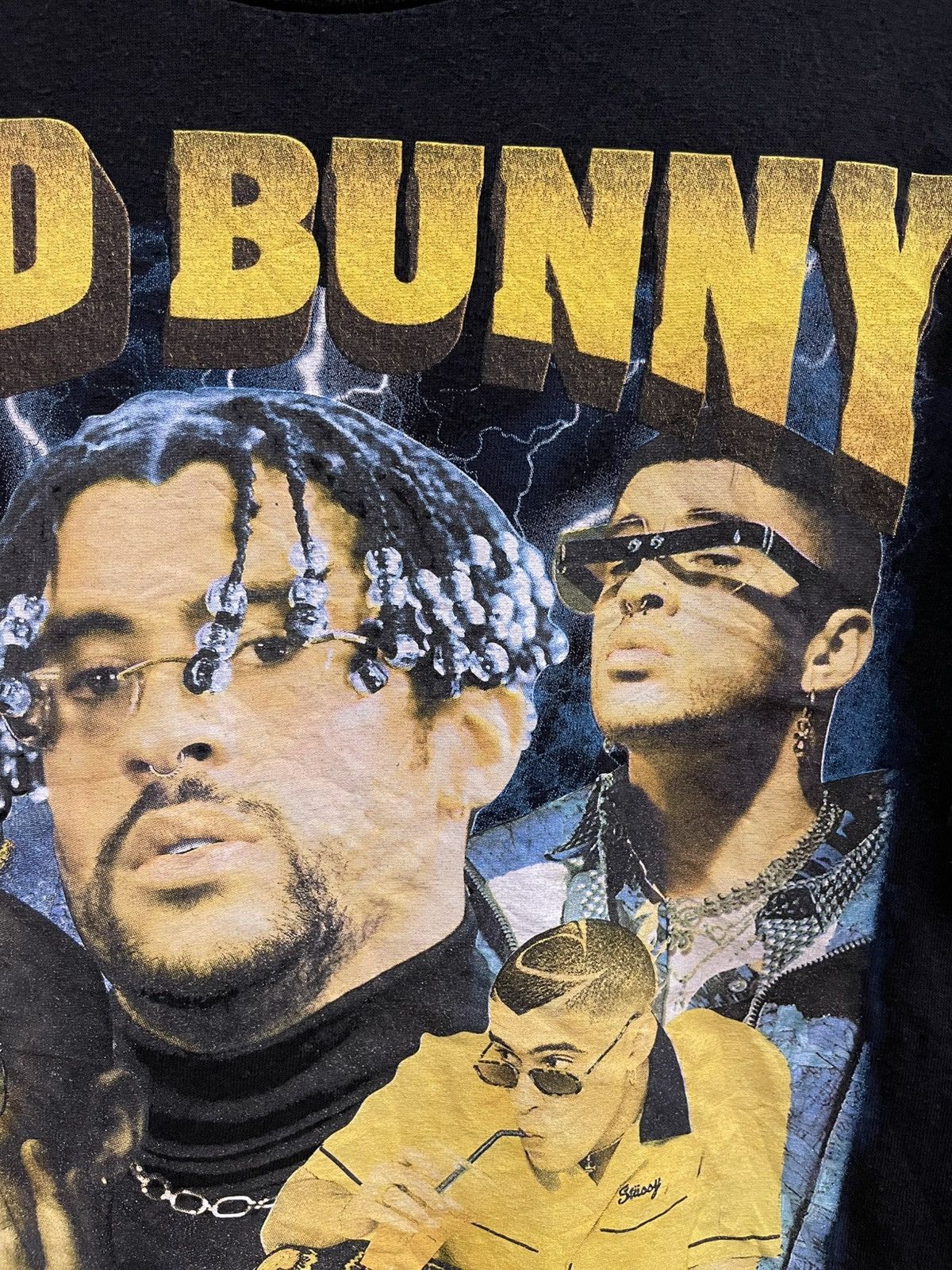 Rap Tees Bad Bunny Puerto Rican Rapper🔥🔥🔥 Size US M / EU 48-50 / 2 - 4 Thumbnail