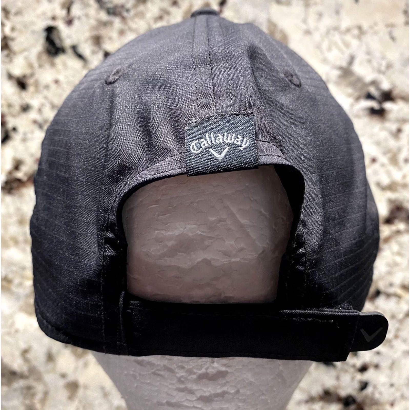 Callaway Callaway Top Golf Hat Black Strap Back Raised Lettering On Front Unisex Adults Adjustable Size Golf Hat Mens Womens Size US M / EU 48-50 / 2 - 5 Thumbnail