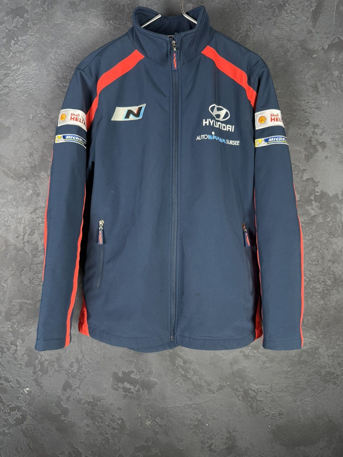 Vintage Men’s Hyundai WRC Softshell Windproof Racing Michelin Jacket Size US M / EU 48-50 / 2 - 6 Thumbnail
