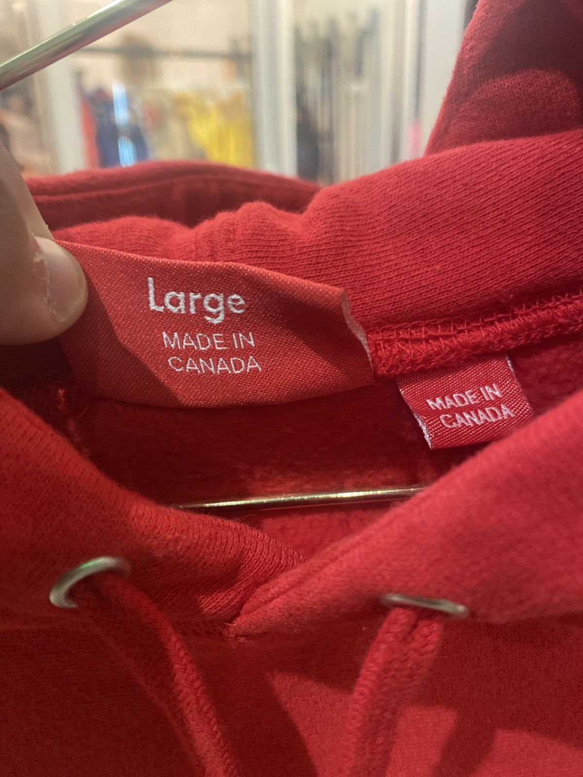 Supreme Supreme Sequin Arc Hooded Sweatshirt Red Size US L / EU 52-54 / 3 - 2 Thumbnail