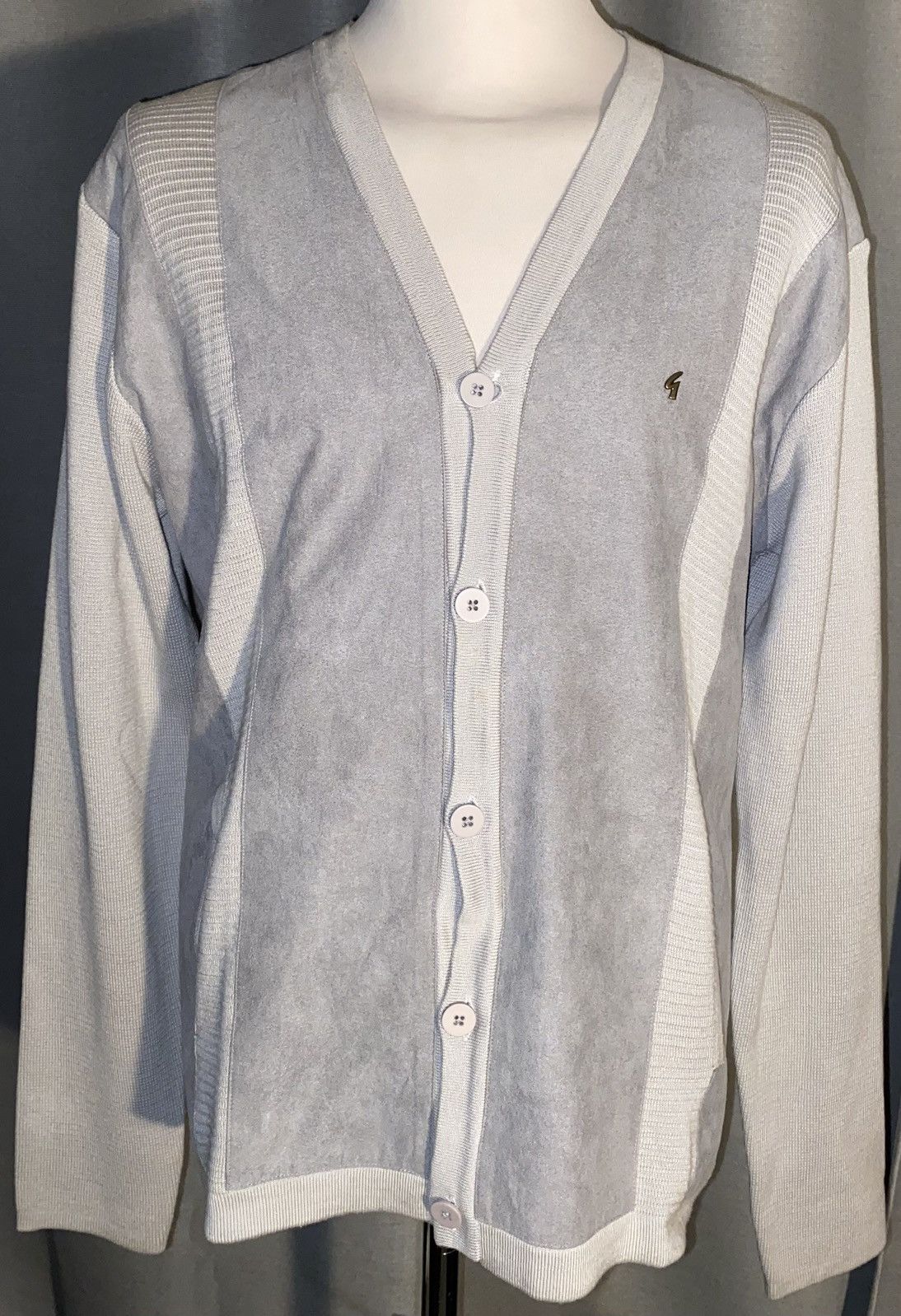 Gabicci Gabbici - Cardigan - Grey - Large - Very Good Condition Size US L / EU 52-54 / 3 - 1 Thumbnail