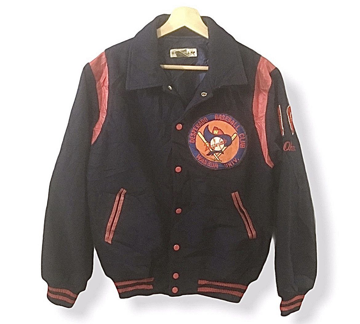 Vintage Vintage wool varsity Jacket Size US L / EU 52-54 / 3 - 1 Thumbnail