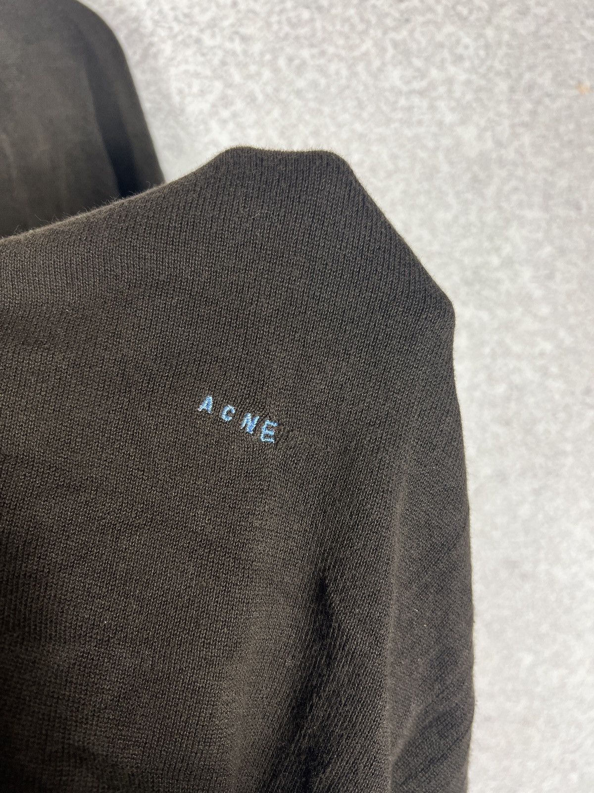 Acne Studios Acne Jeans Studios V-Neck Jumper Sweater Size US L / EU 52-54 / 3 - 4 Thumbnail