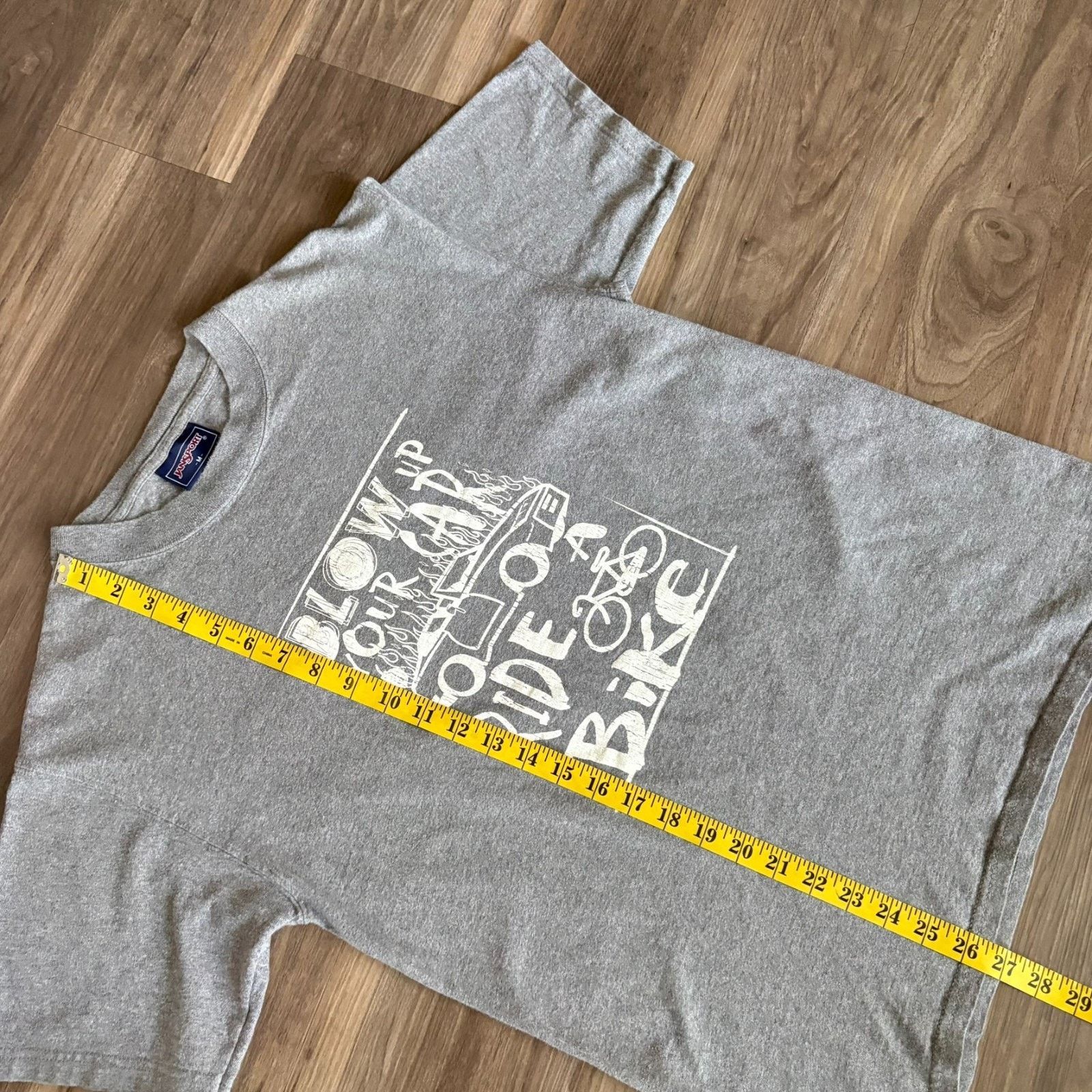 Jansport × Vintage Vintage Anti Car Environmentalist T-Shirt Men's Size M Size US M / EU 48-50 / 2 - 5 Thumbnail