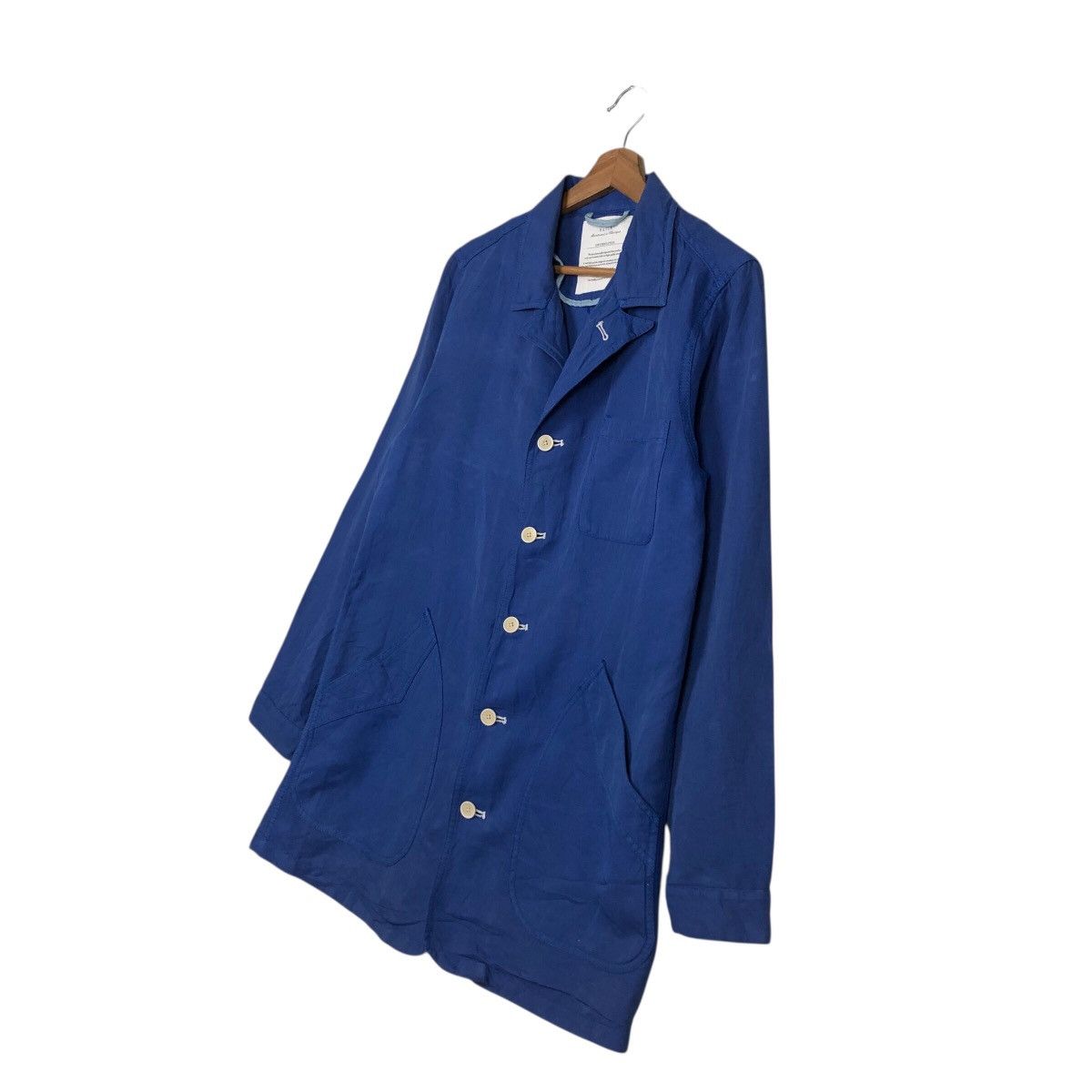 Japanese Brand 📌Rich Blue Vintage Chore Jacket Slick Issey Miyake Size US M / EU 48-50 / 2 - 3 Thumbnail