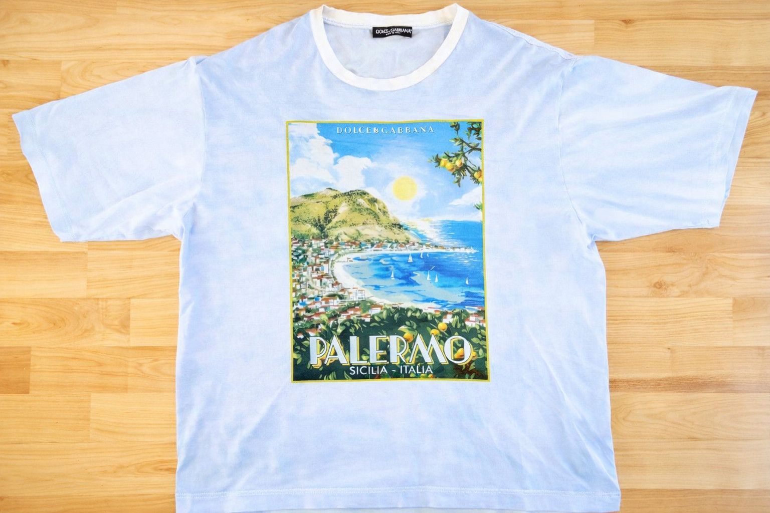 Dolce & Gabbana Dolce and Gabana Italian Postcard Collection tshirt, L/XL Size US XL / EU 56 / 4 - 8 Thumbnail