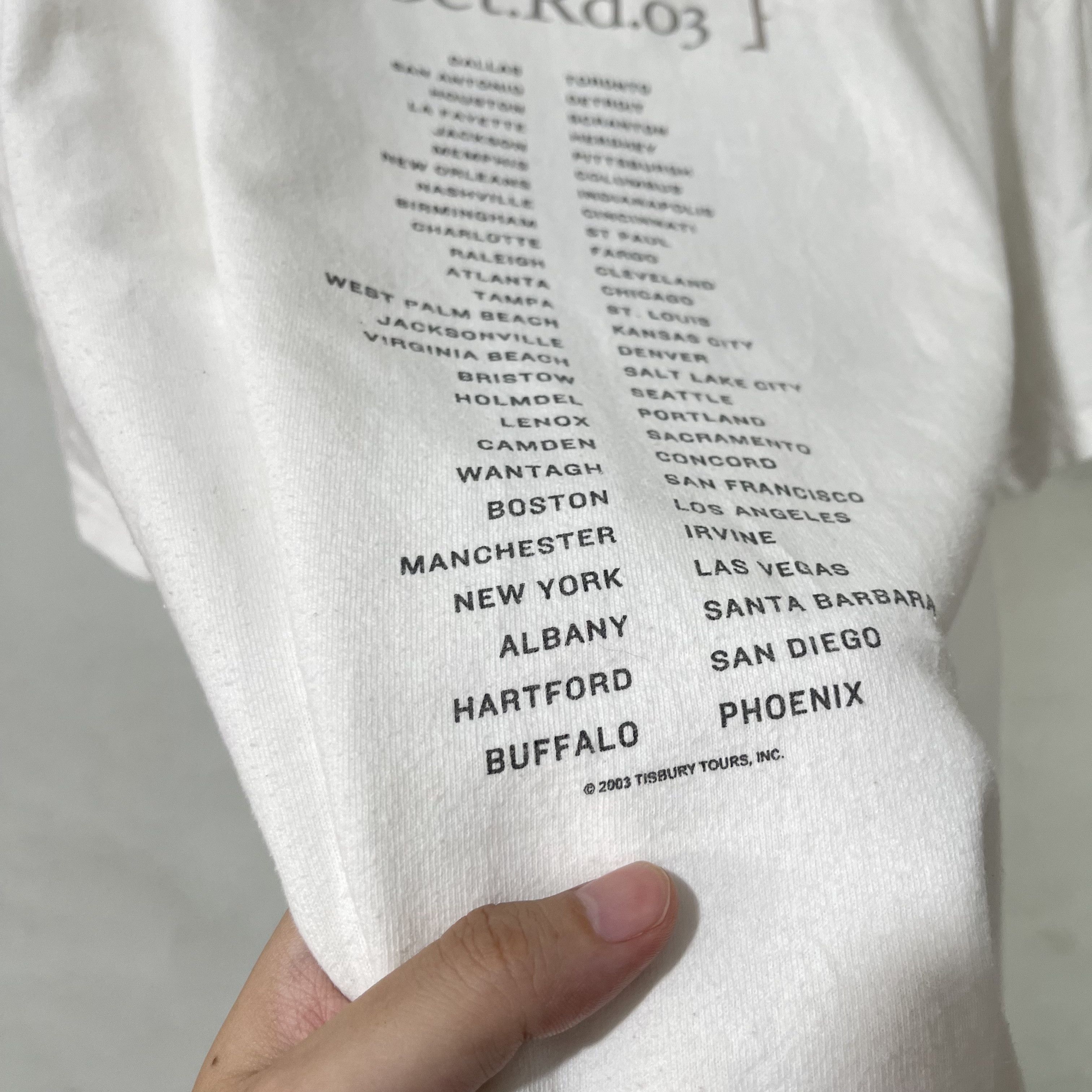 Band Tees Vintage 2003 James Taylor Tour T-Shirt Size US XL / EU 56 / 4 - 12 Thumbnail