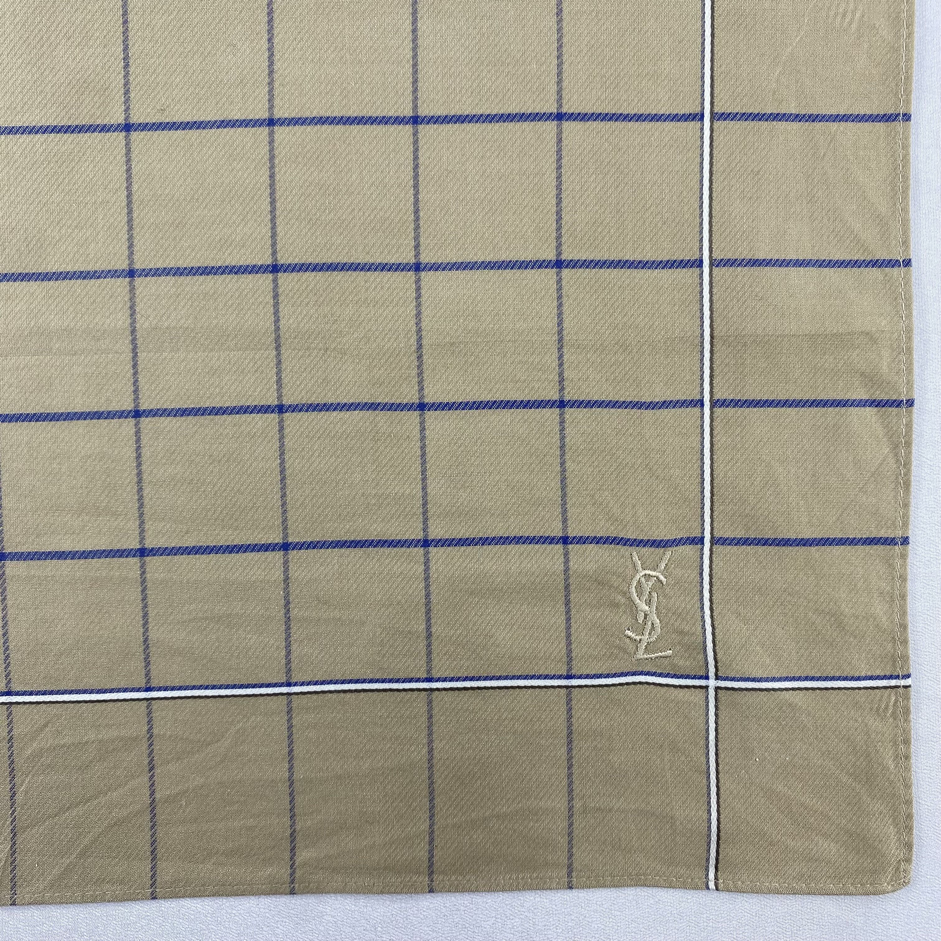 Yves Saint Laurent Yves Saint Laurent Handkerchief / Bandana / Neckerchief C854 Size ONE SIZE - 5 Thumbnail