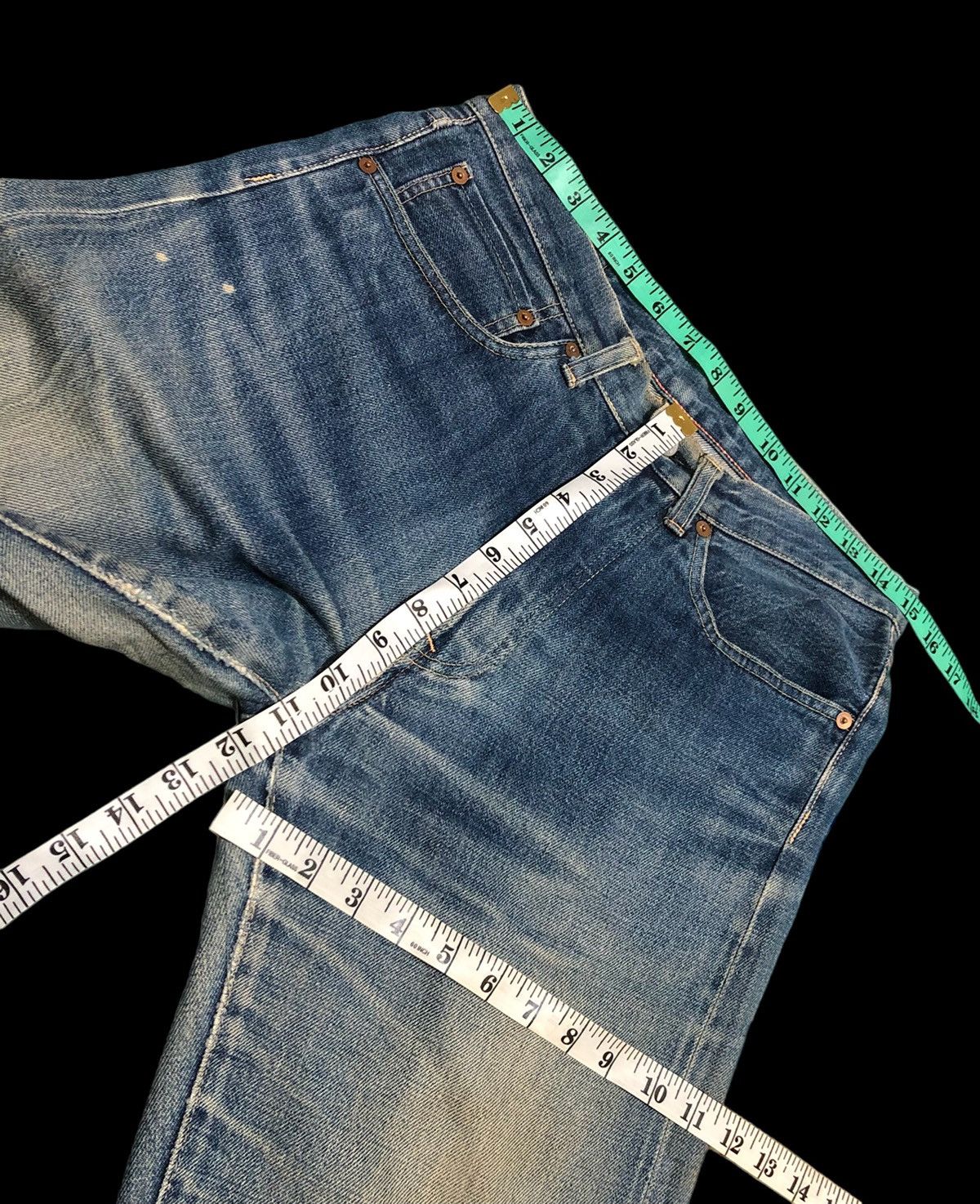 Japanese Brand REDLINE JAPANESSE SHELTER LEE DENIM Size US 30 / EU 46 - 13 Thumbnail